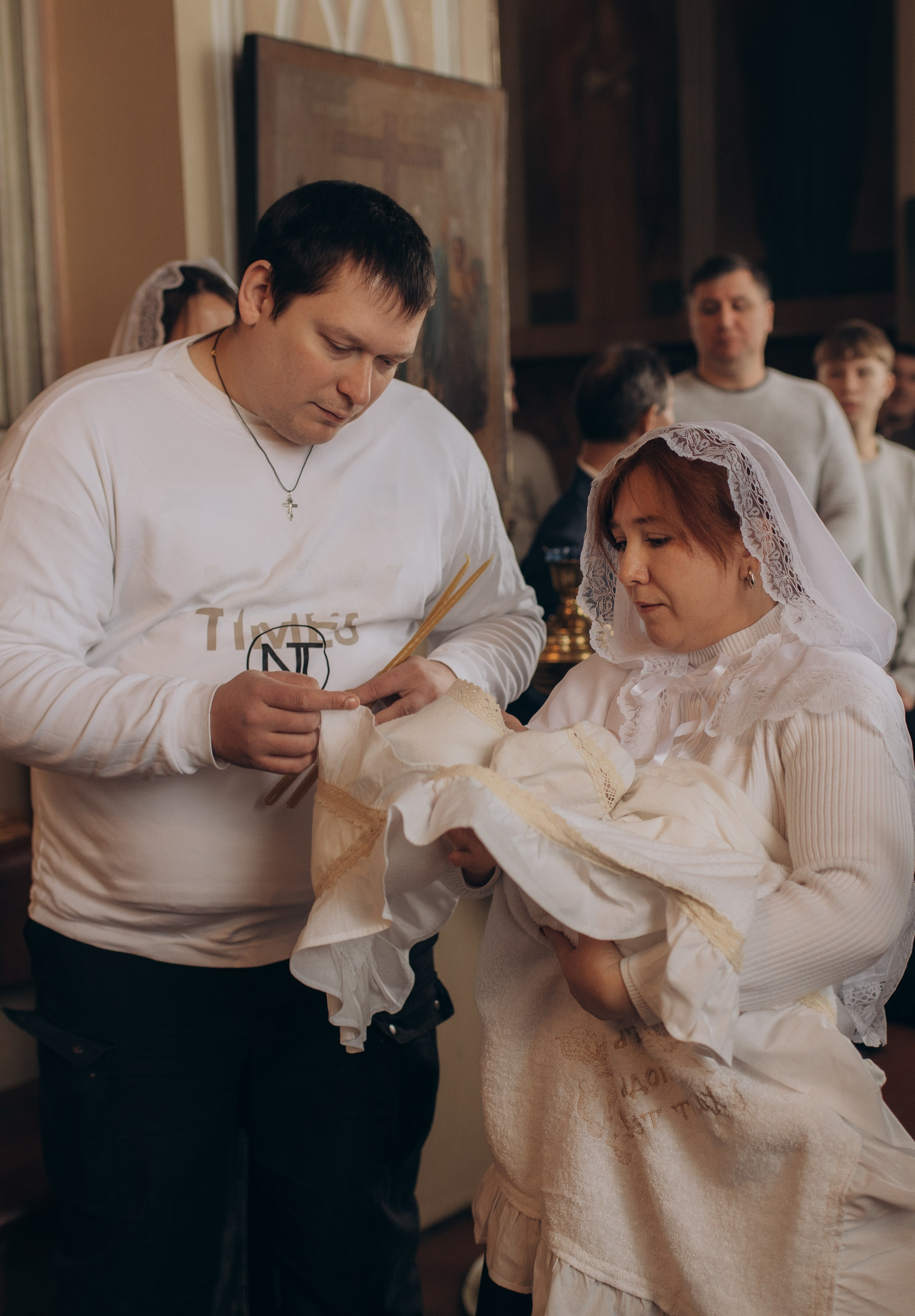 Таинство крещения Таисии. Фотограф Юлия Хакимова / Казань/ Чистополь