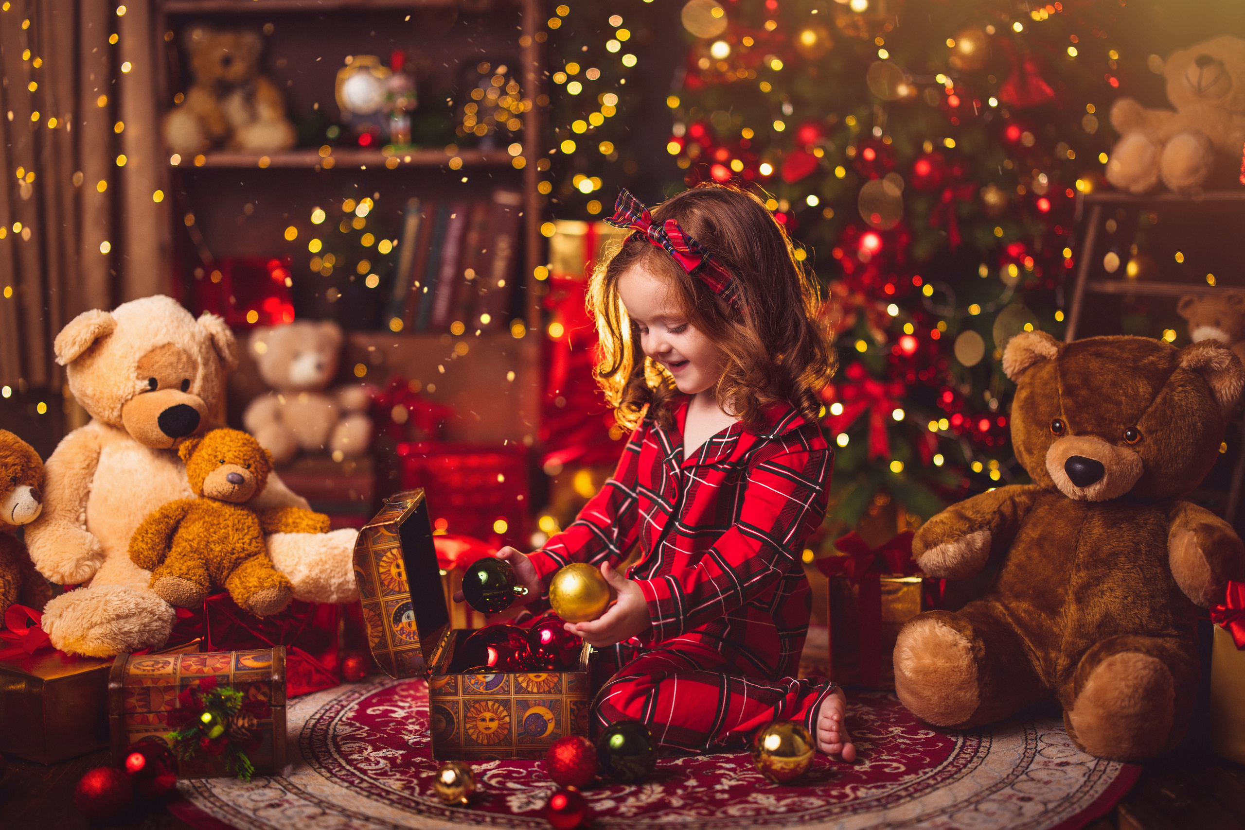 Фотостудия «Антураж», Новогодняя комната. Семейный и детский фотограф в Краснодаре Анна Трашкова
