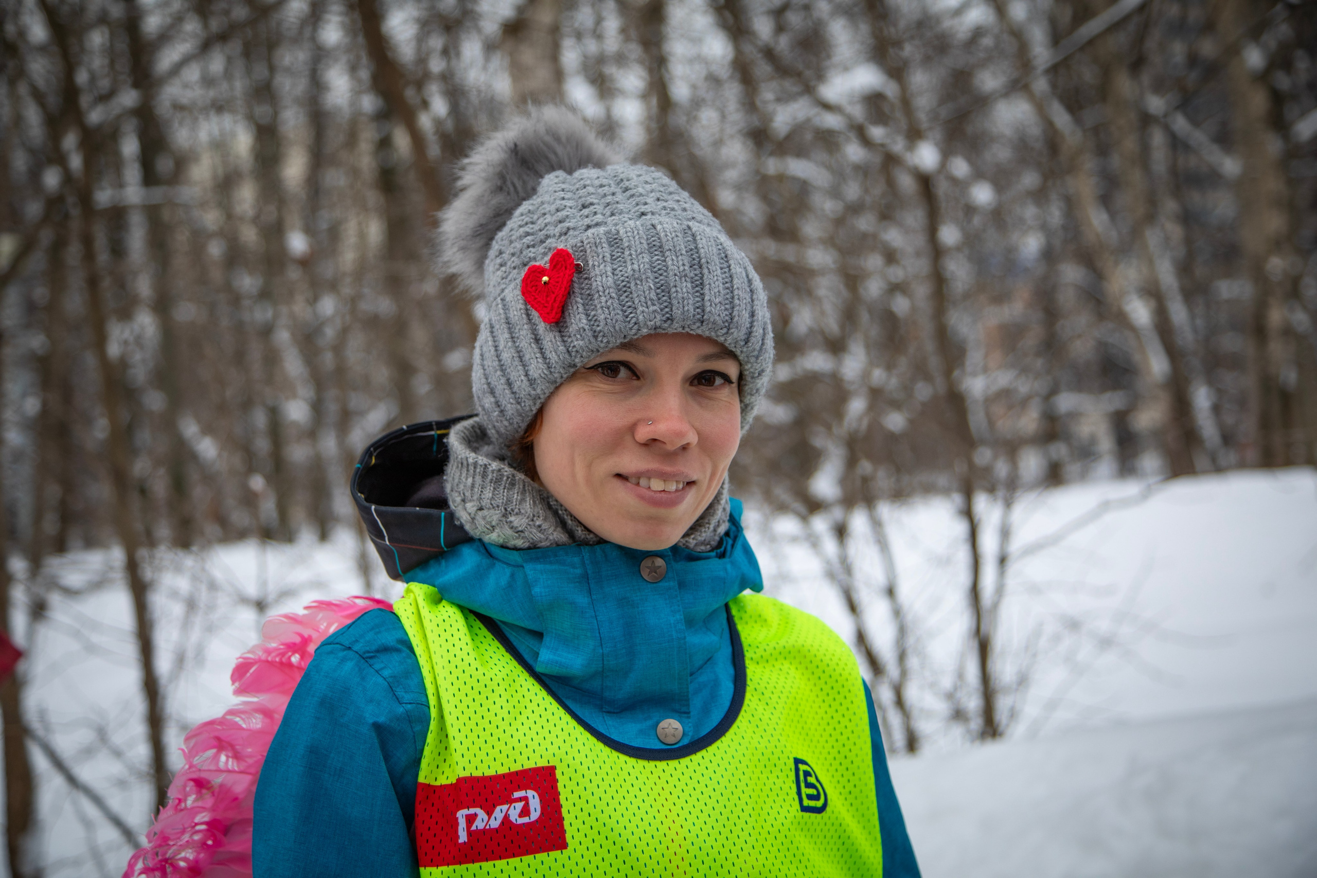 5 вёрст в Тушино, День влюбленных, 91 забег, 17 февраля 2024 г. Фотограф Сергей Ловкий