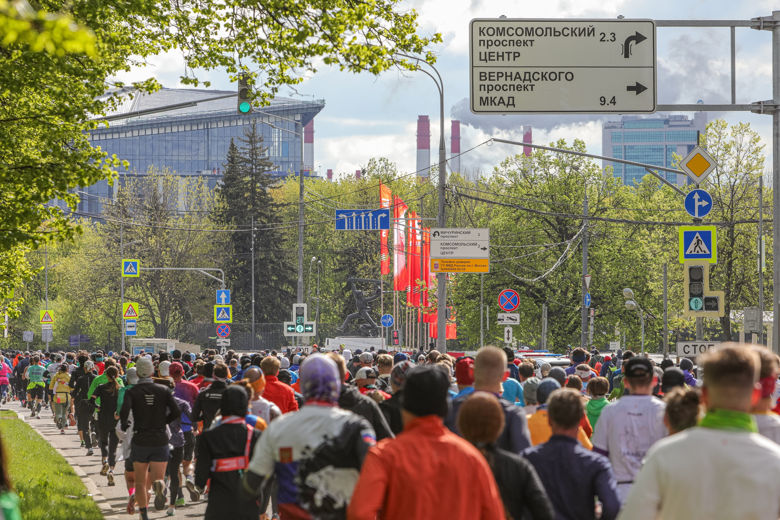 Московский полумарафон 27.04.25. Фотограф Сергей Ловкий
