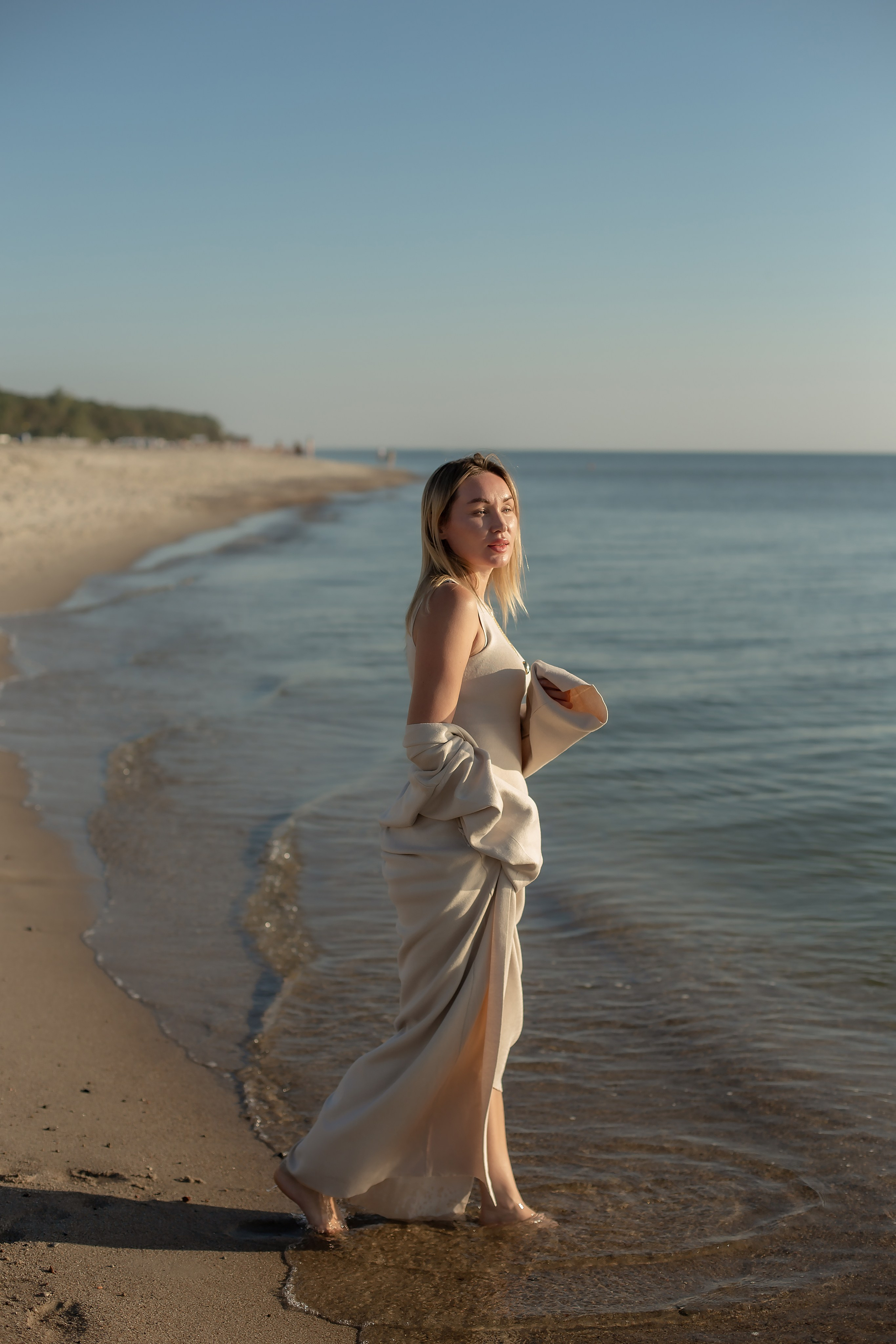 Татьяна. Вечер на море. Фотограф в Калининграде Решетникова Алина