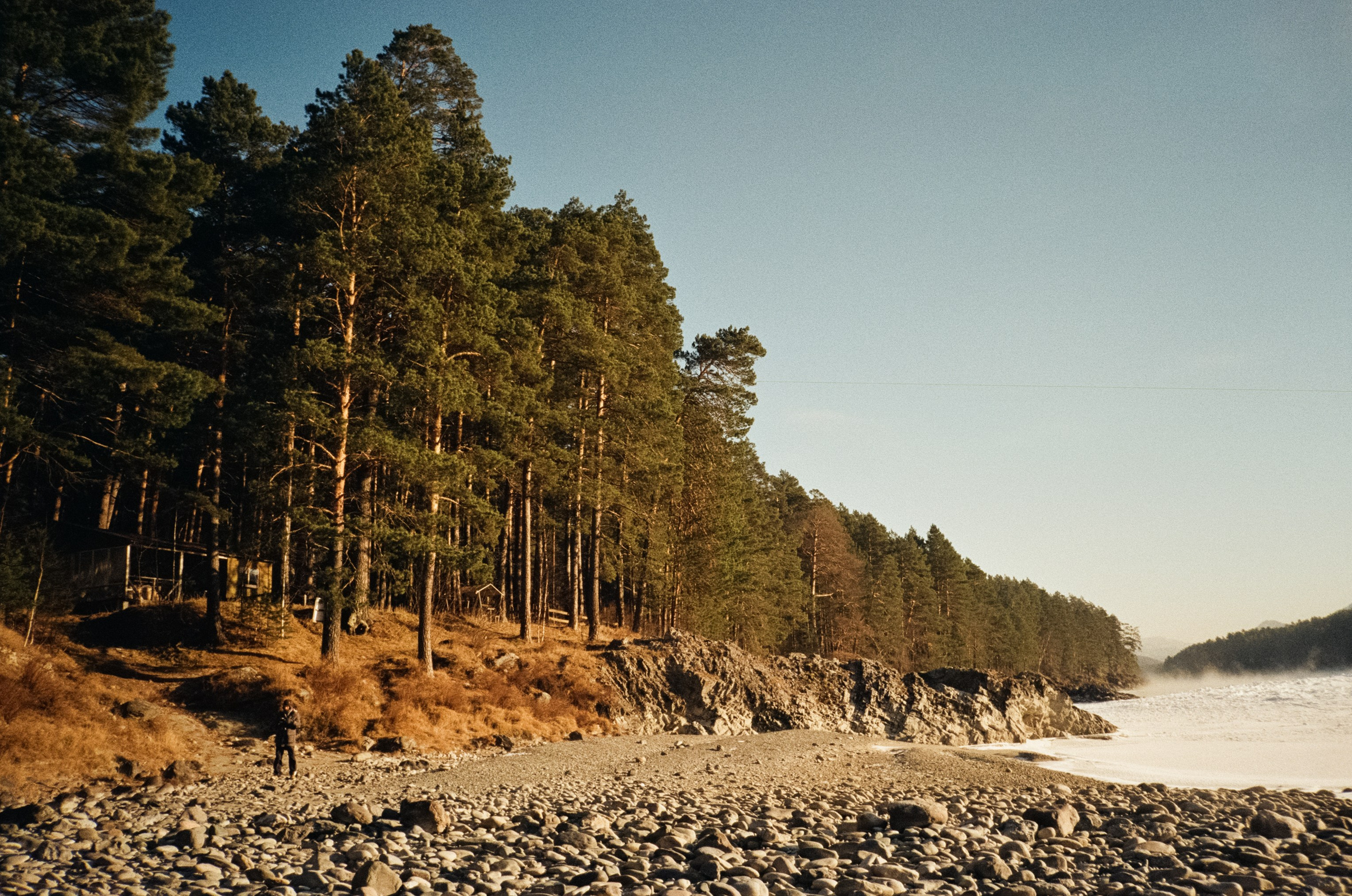 Кедровый остров и Семинская поляна в солнечный день. Фотограф-документалист Мария Осокина