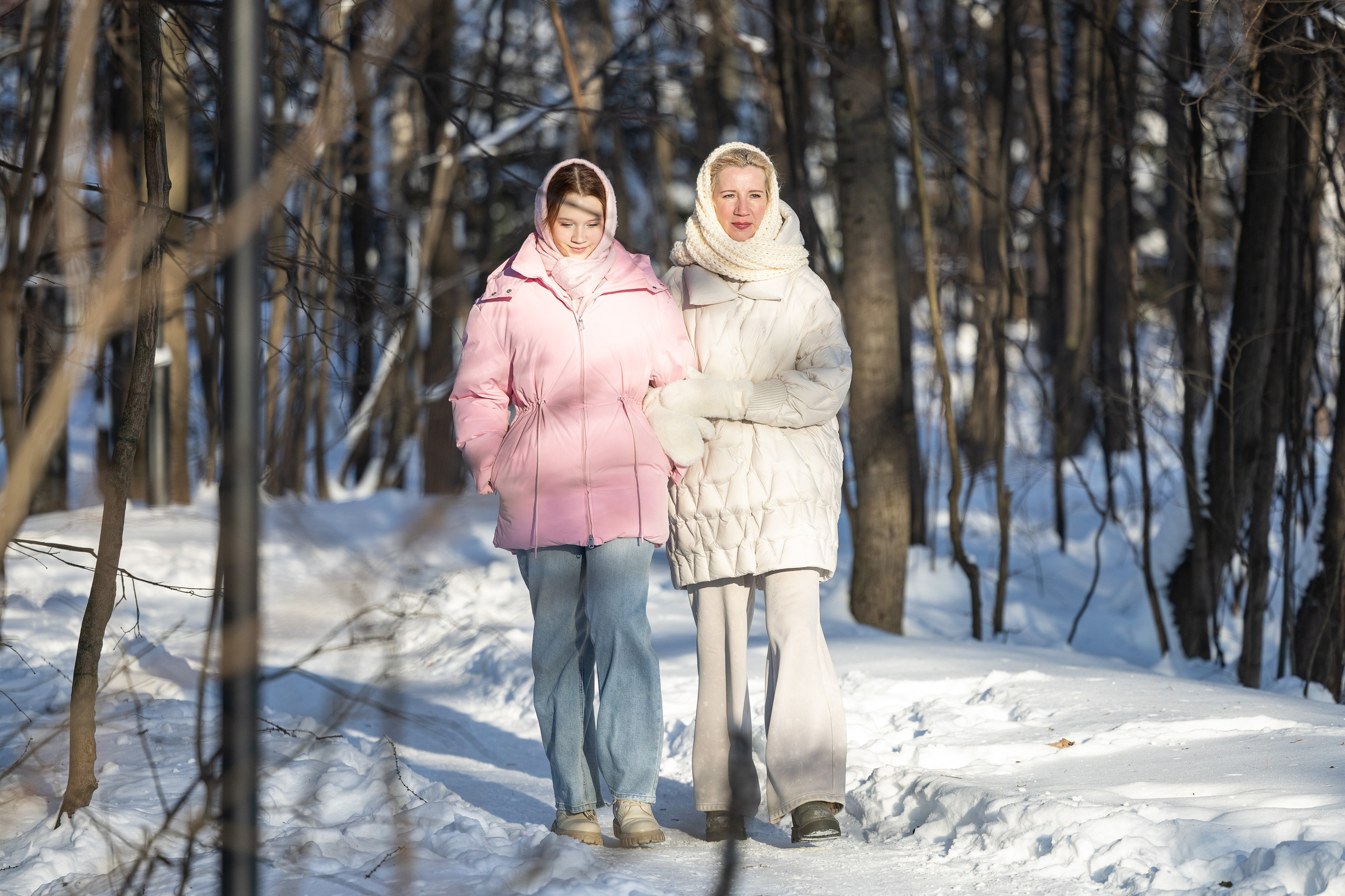 Олеся. Зимний фотосет. Фотограф Владимир Охрименко