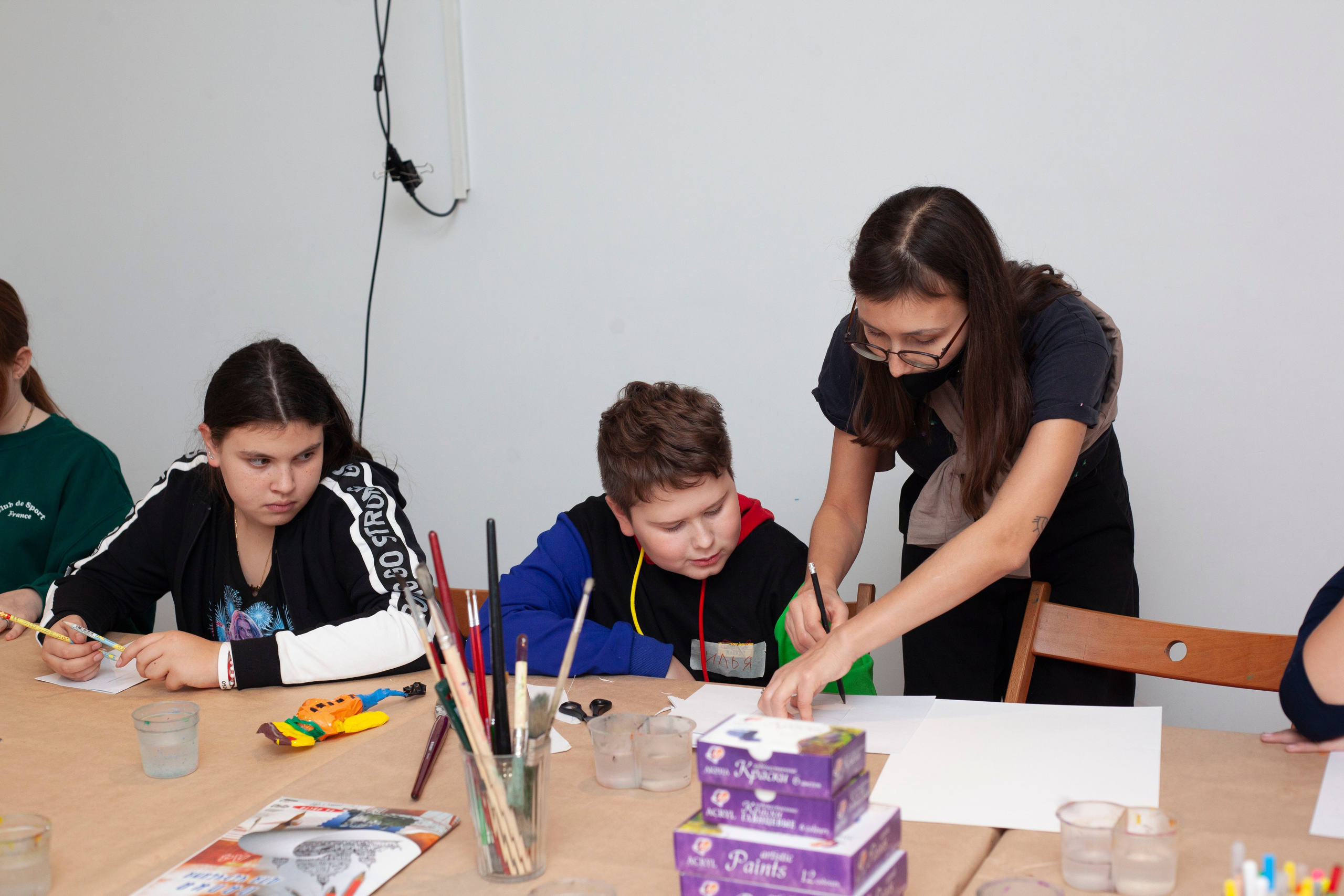 Детский мастер-класс в ММОМА. Stanislav Baryshev — People. Emotions. Atmosphere