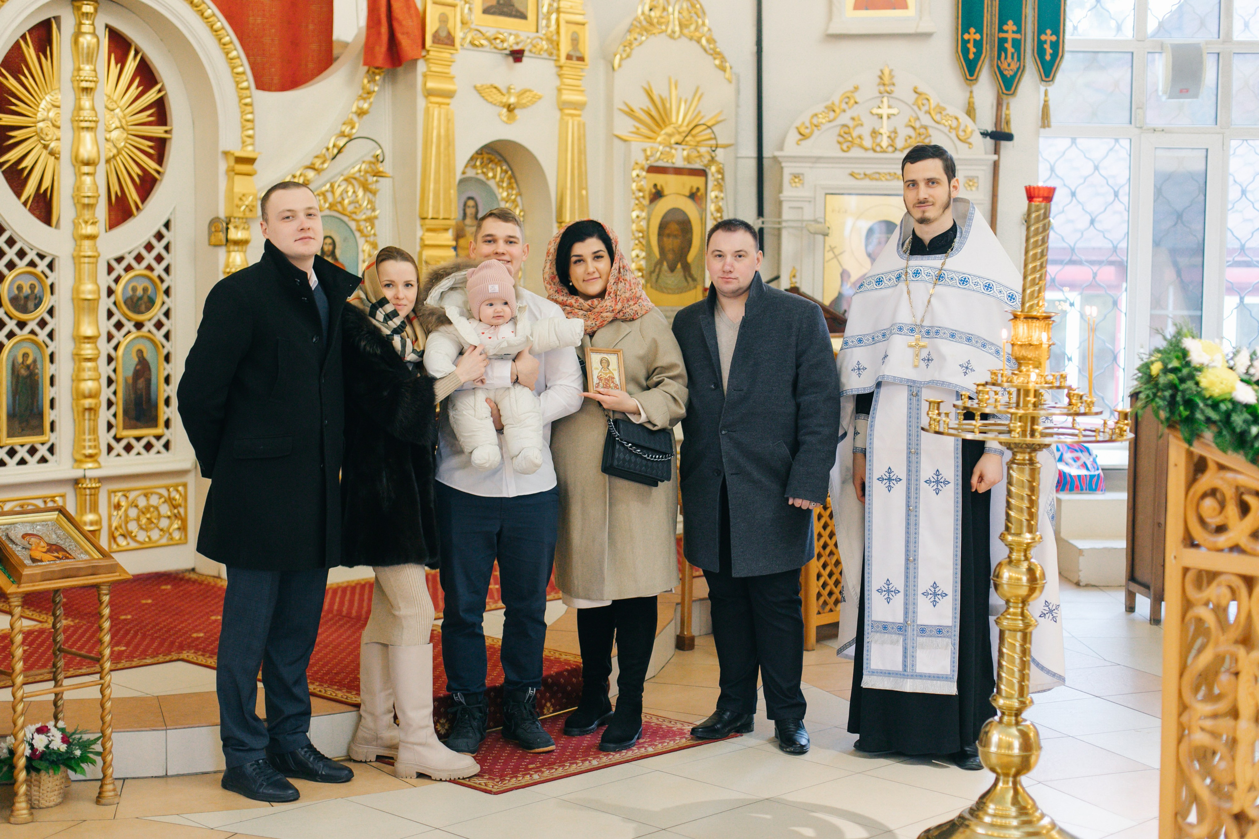 Крещение Храм Спаса Нерукотворного Образа г. Всеволожск. Фотограф на крещение в Санкт Петербурге