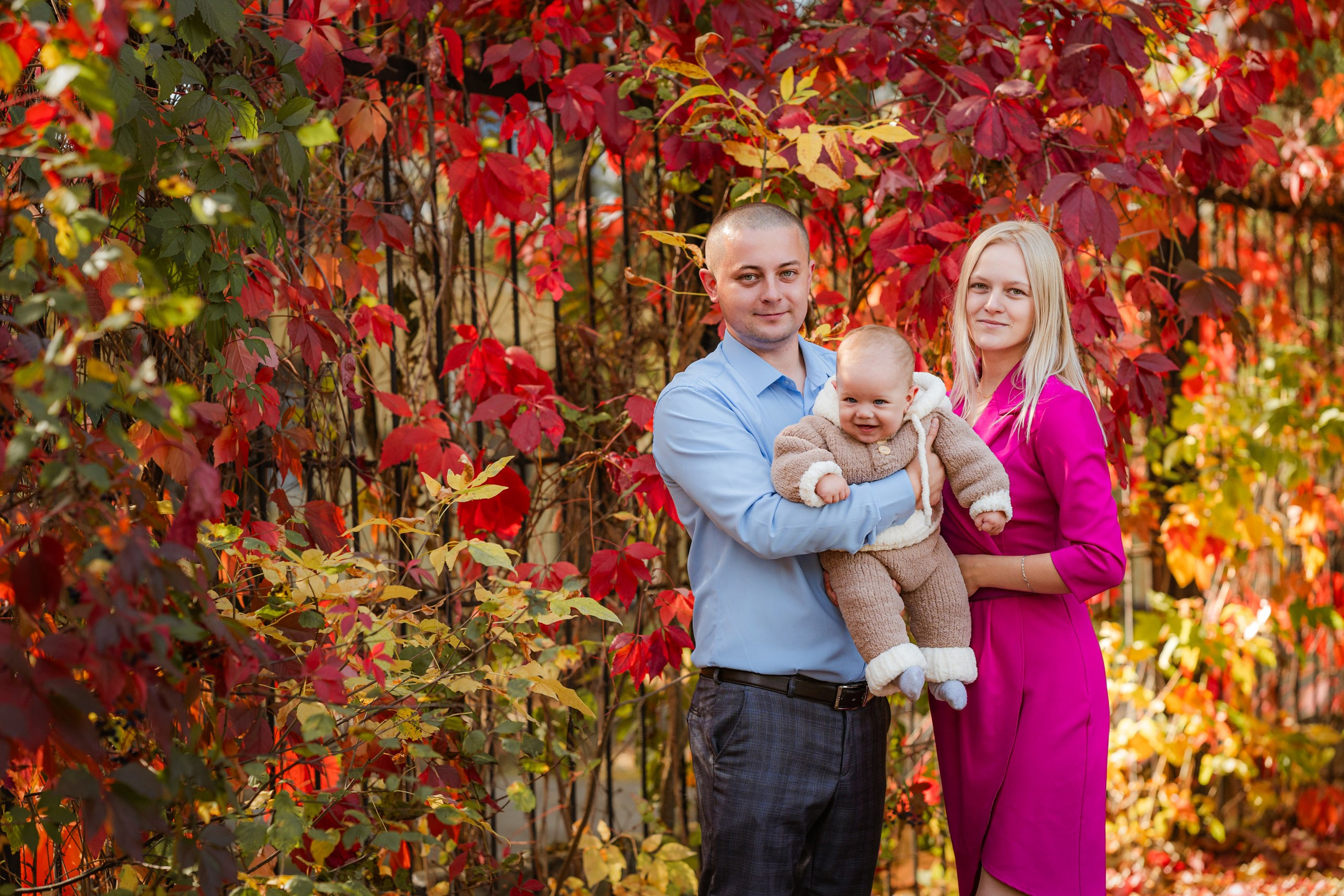 Фотопрогулка осенью. Семья Ирины