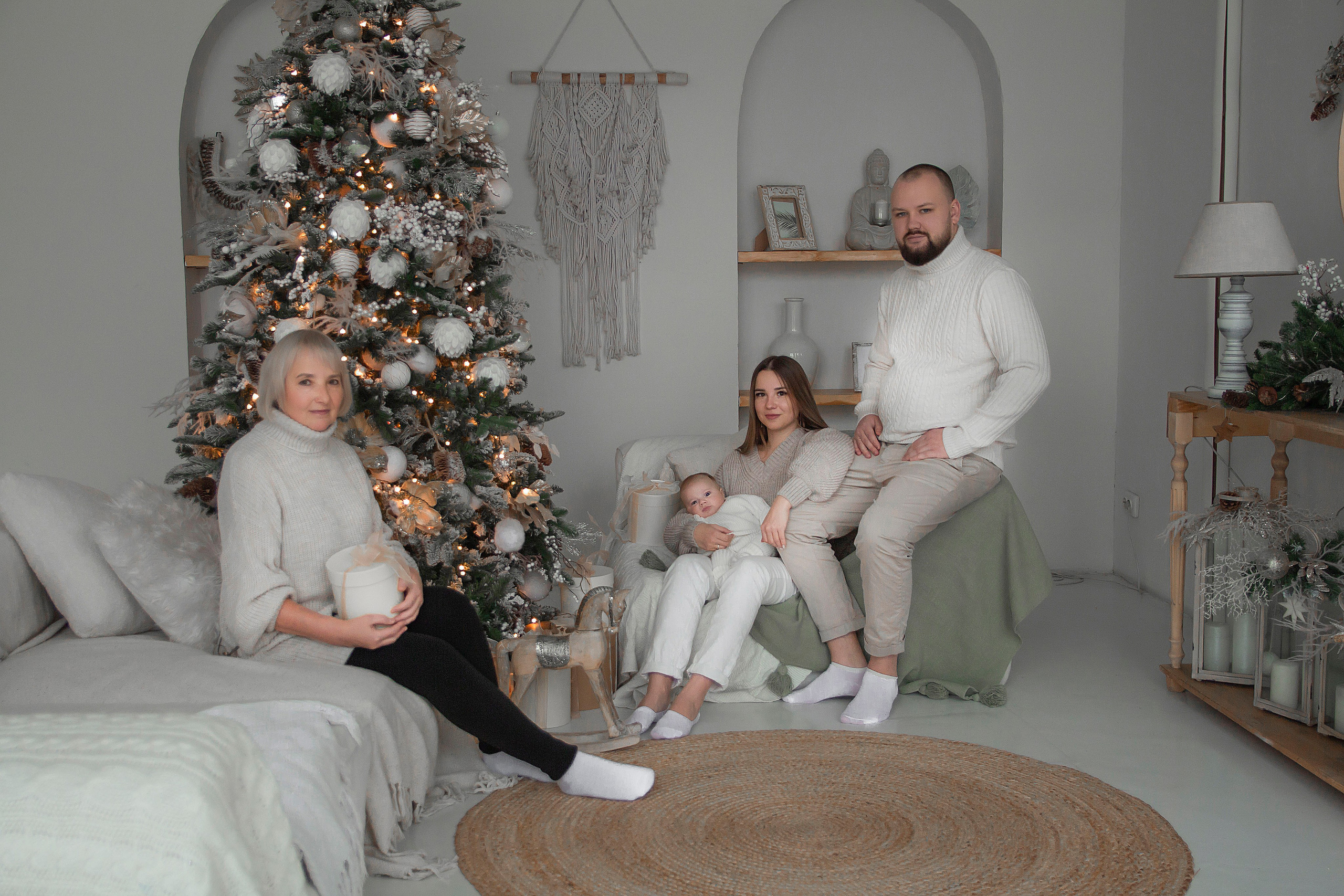 Новогодняя семейная съёмка «УБУД». Женский и семейный фотограф в Москве и Московской области Наталья Минт