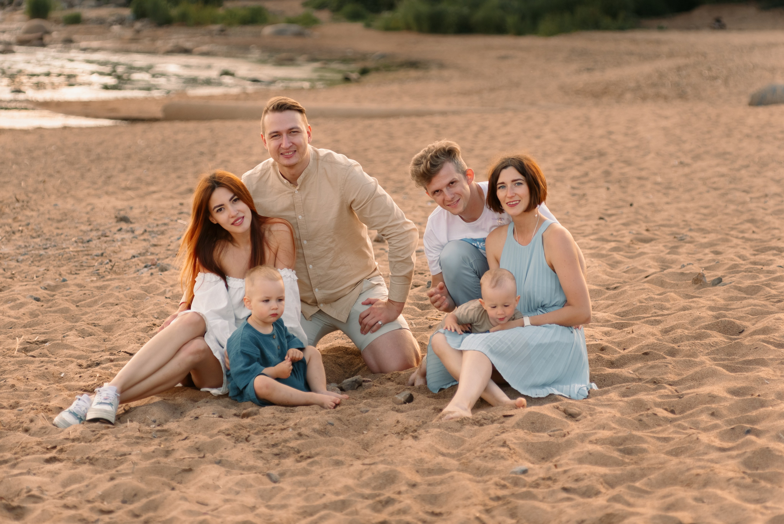 Семейная фотосессия на природе. Фотограф Юлия Кондратьева