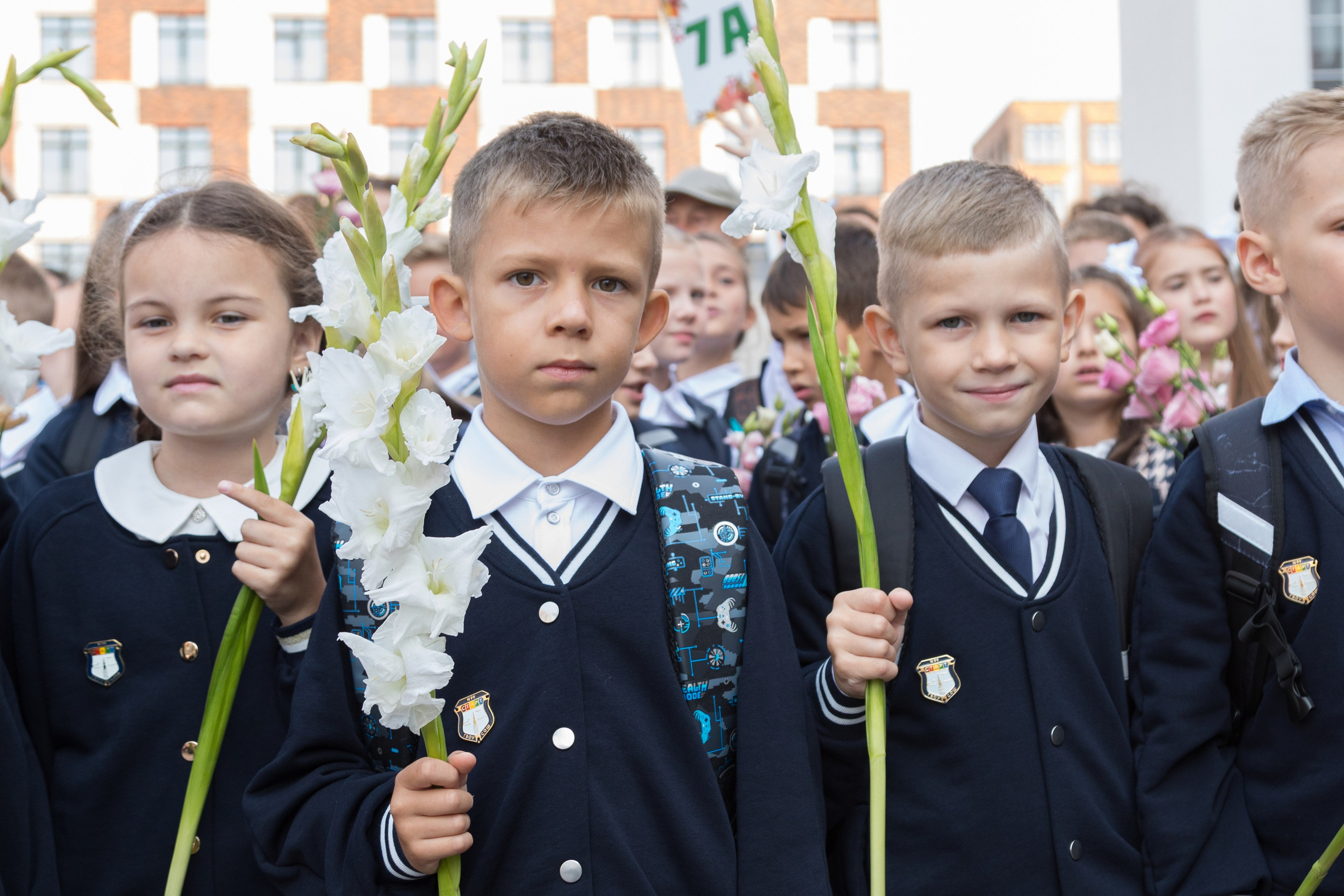 Линейка первоклассников. Детский и контент фотограф Надя Волкова Санкт-Петербург