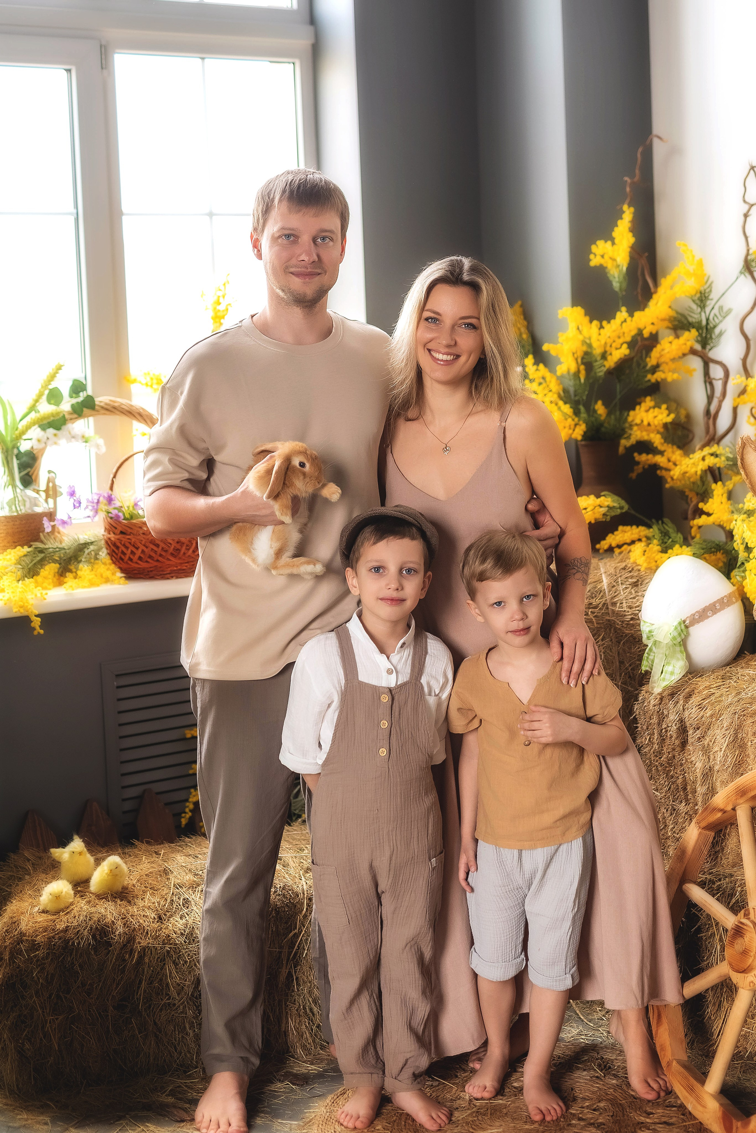 Семейная пасхальная фотосессия. Семейный, детский фотограф в Воронеже Анна Никитина