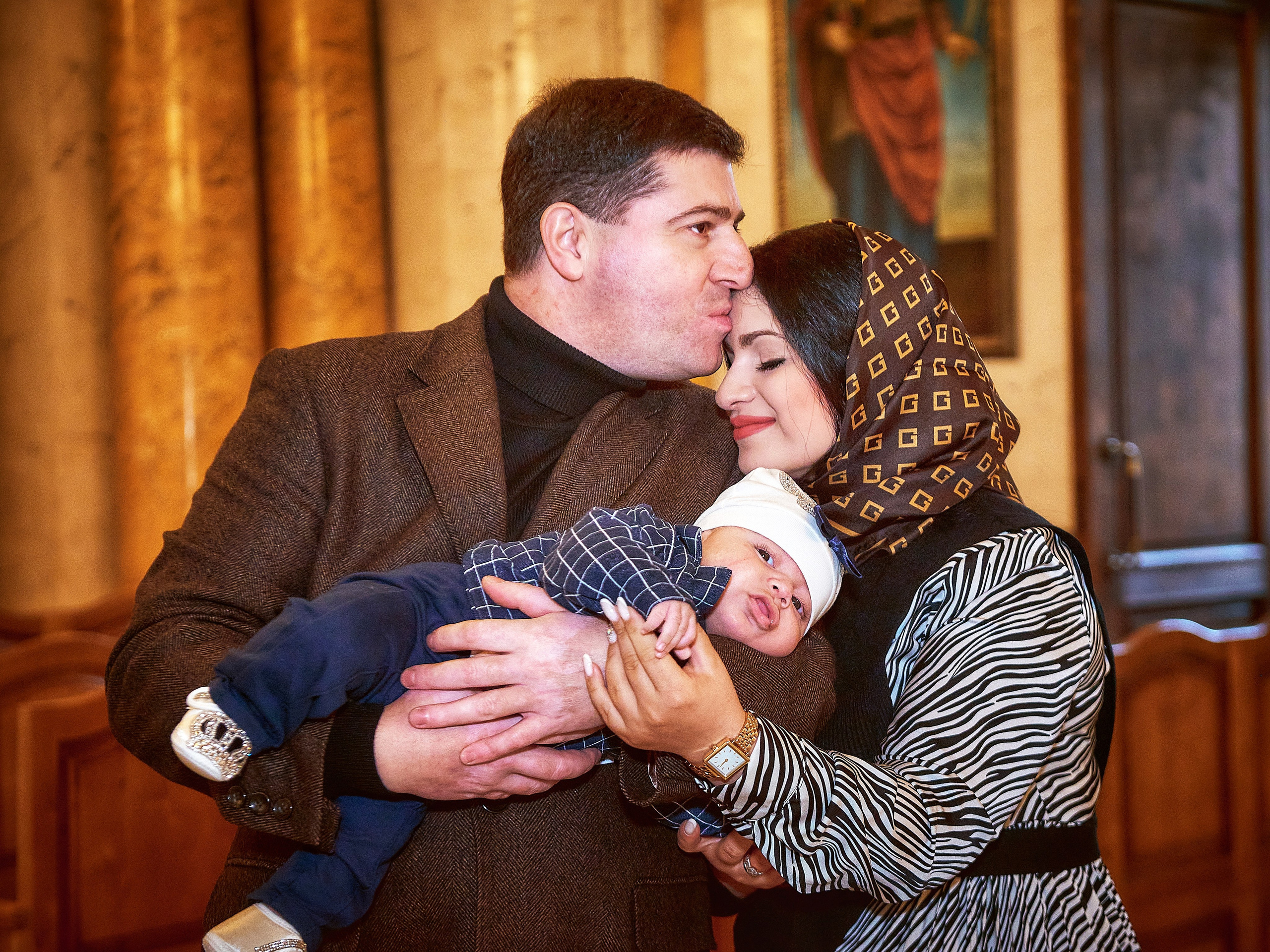 Крещение Марка | «Армянская апостольская церковь Святой Екатерины». Свадебный фотограф в Санкт-Петербурге Славин Денис