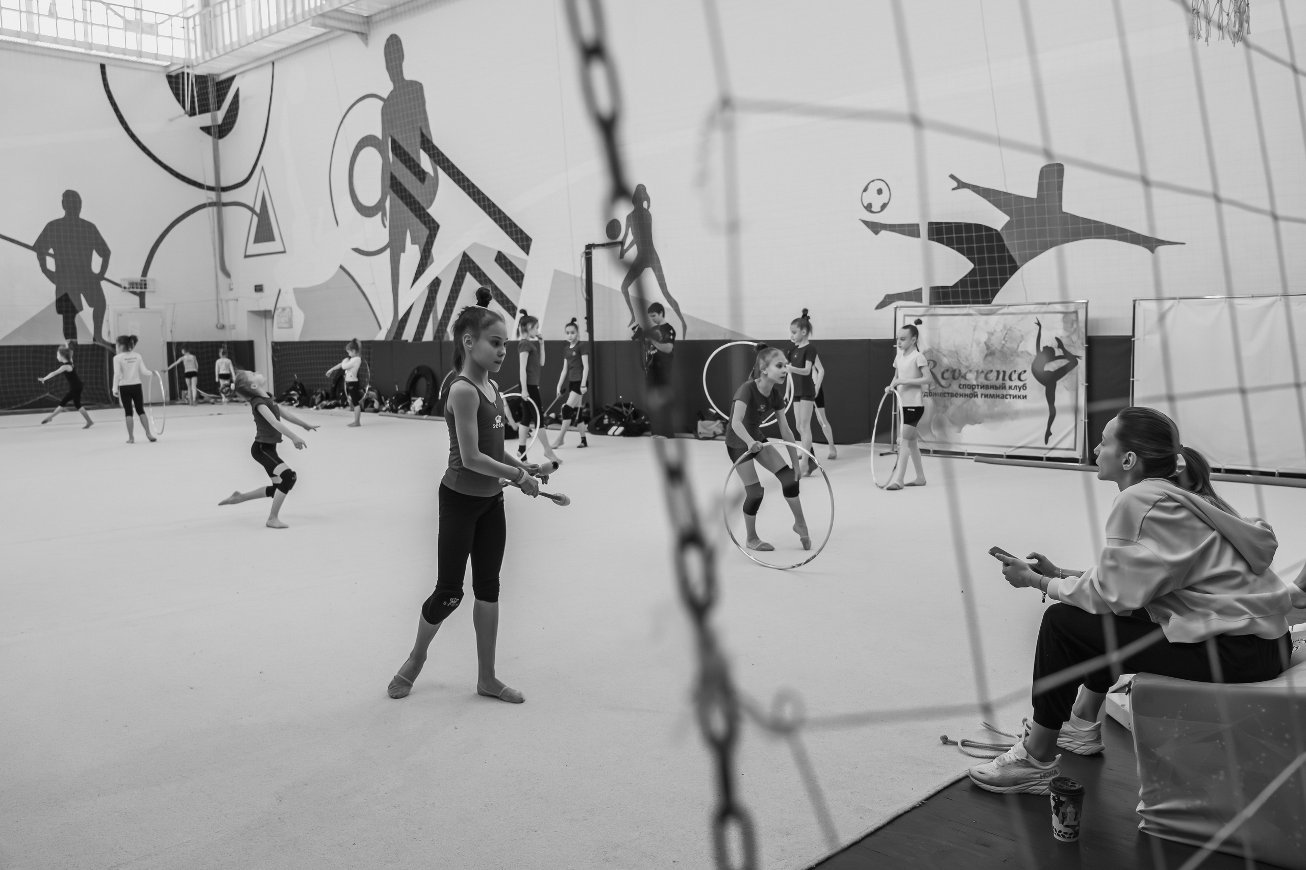 Тренировочный процесс. Художественная гимнастика. Фотограф в Москве