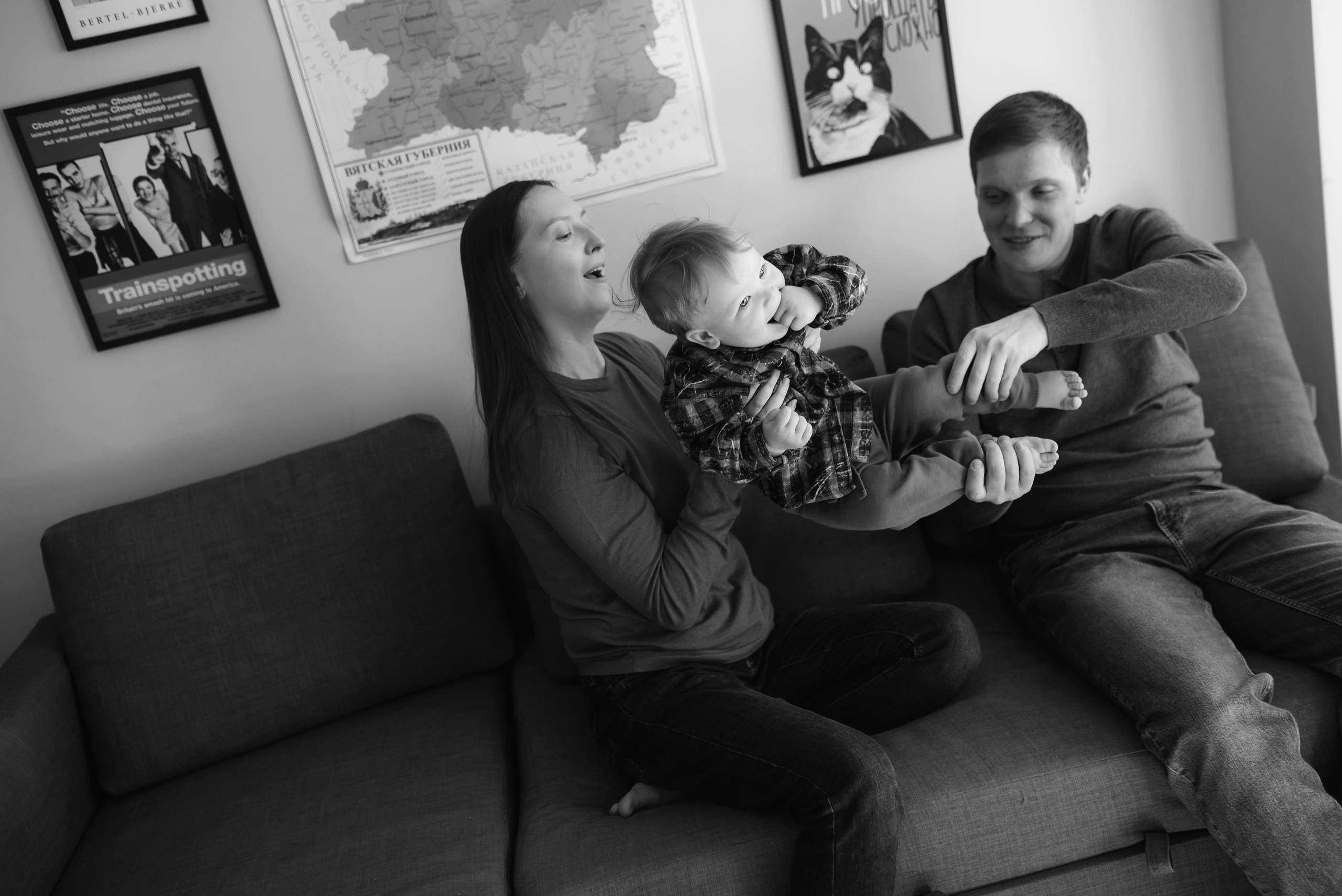 Екатерина, Дмитрий и Лев. Семейный и портретный фотограф Нижний Новгород