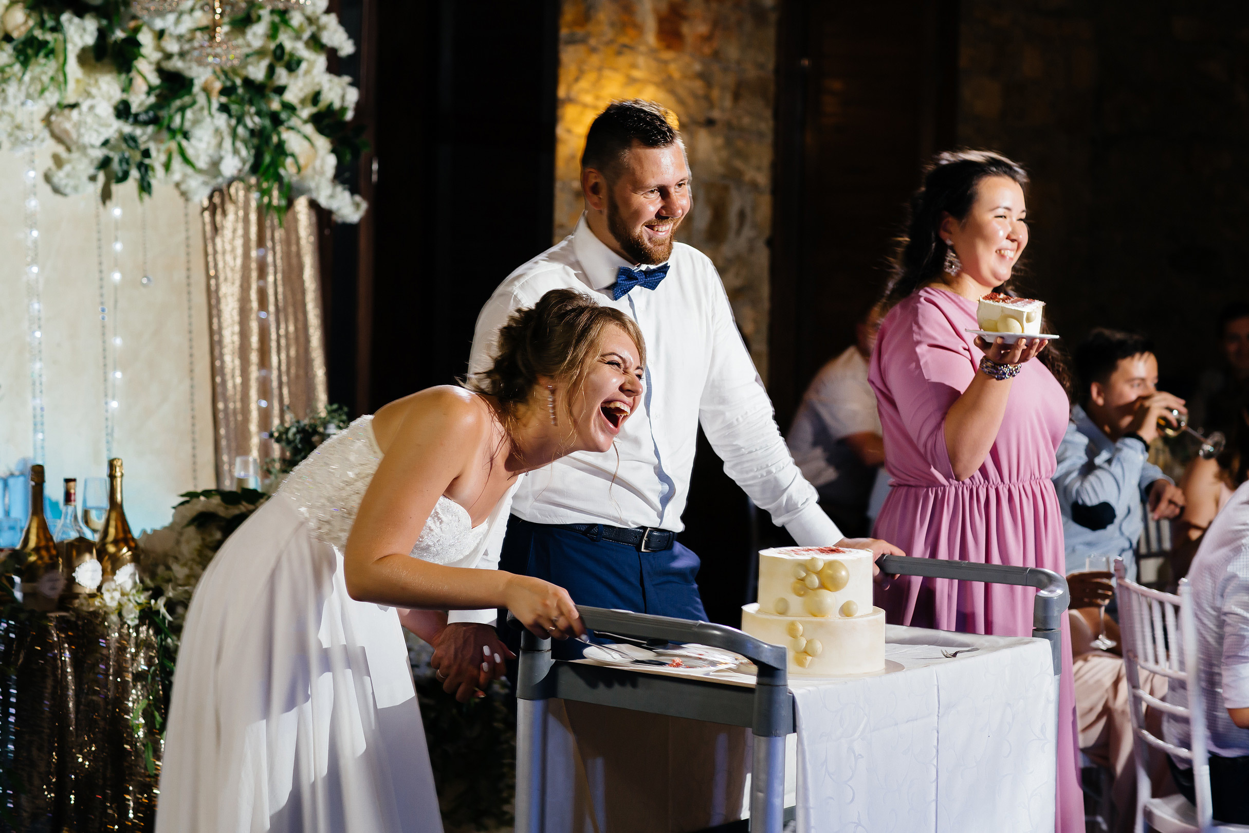 Свадебный банкет  в Абрау-Дюрсо