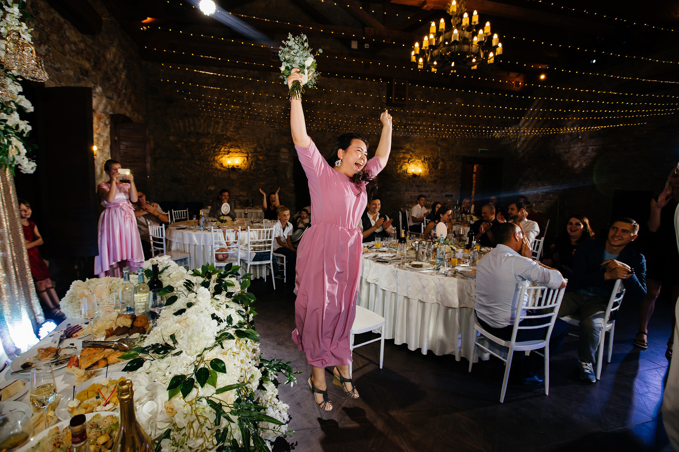 Свадебный банкет  в Абрау-Дюрсо