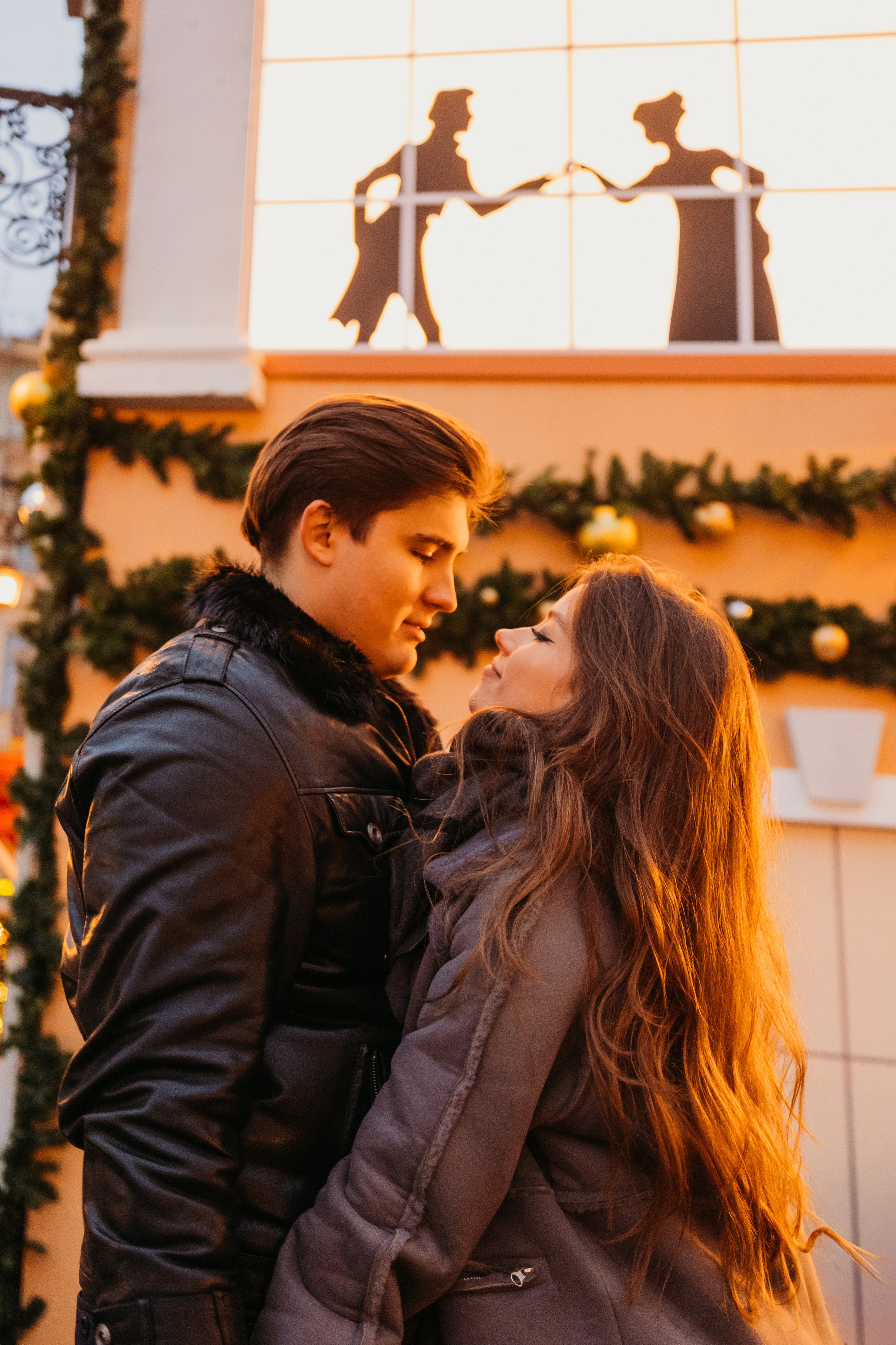 Аня и Даня: новогодняя прогулка. Семейный и детский фотограф в Санкт-Петербурге