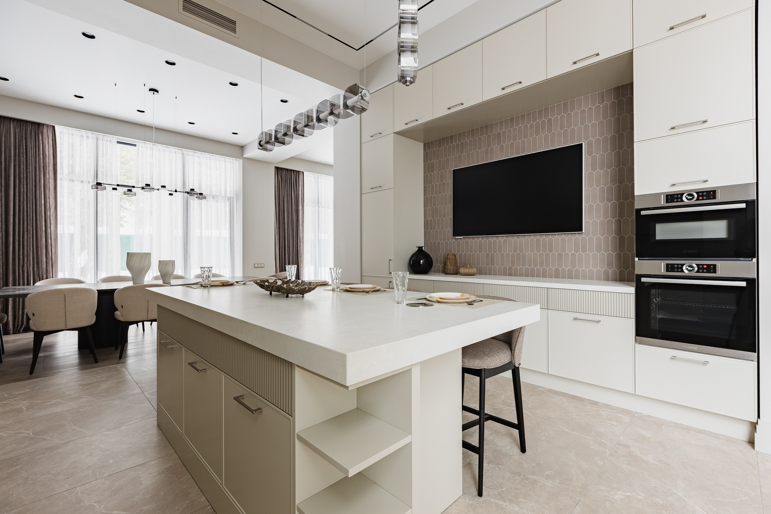 Дом в КП Маслово Парк. Интерьерный фотограф в Москве Роман Потапов