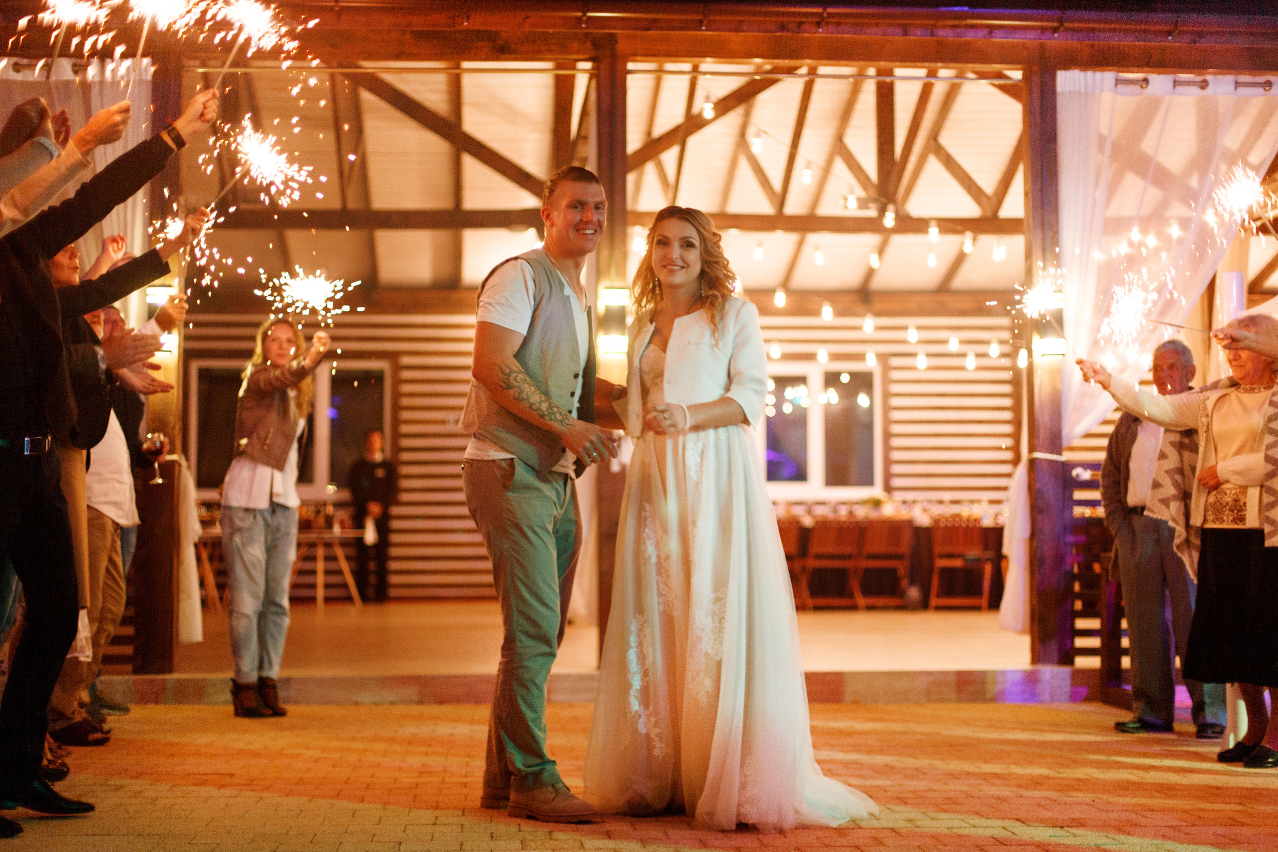 Свадебные бенгальские огни 