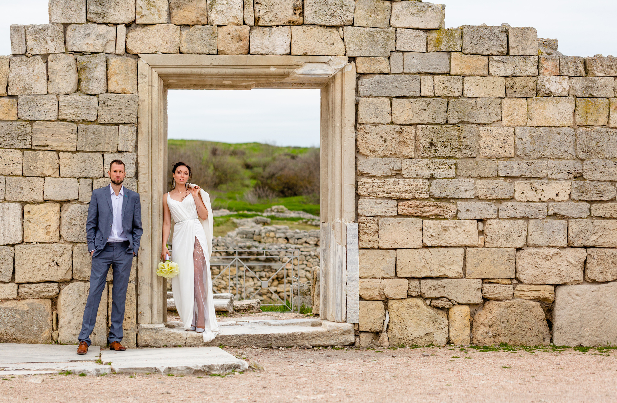 Жених и невеста в Херсонесе 