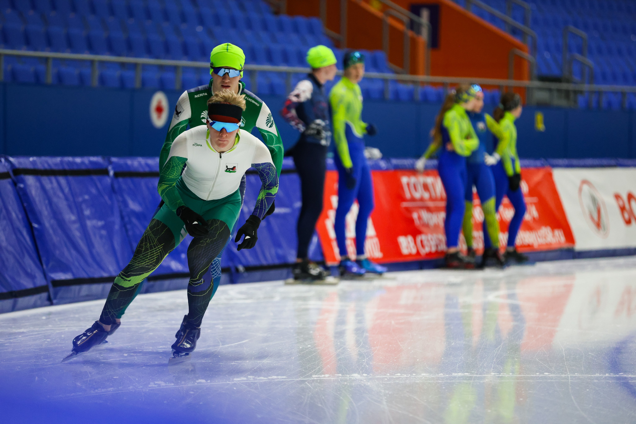 Тренировки. Конькобежный спорт. Иркутск, 2026. Спортивная съемка Мария Царфати