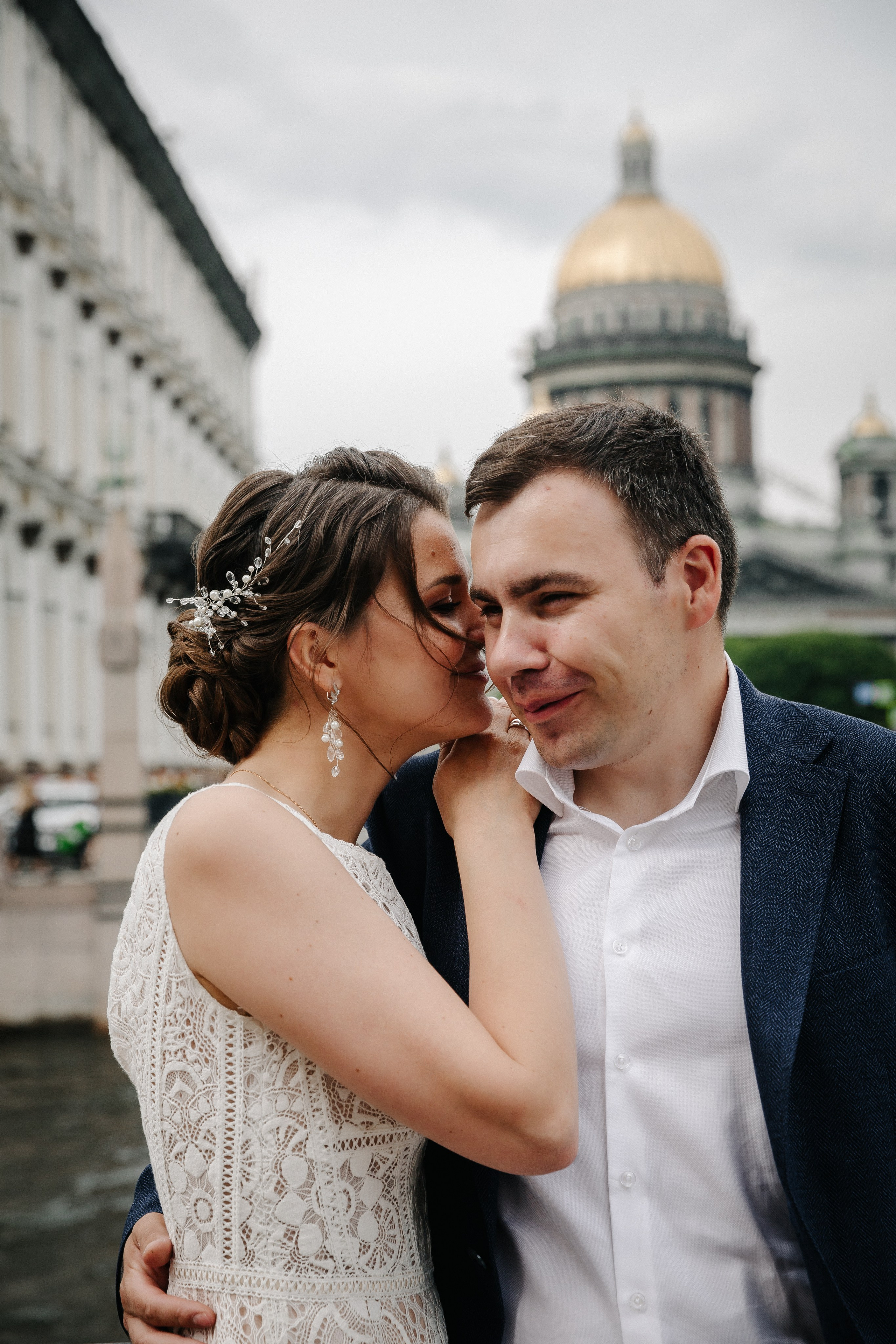 ДВОРЕЦ № 1 | Июль, Исаакиевская площадь. Свадебный фотограф в Санкт-Петербурге Полина Корзухина