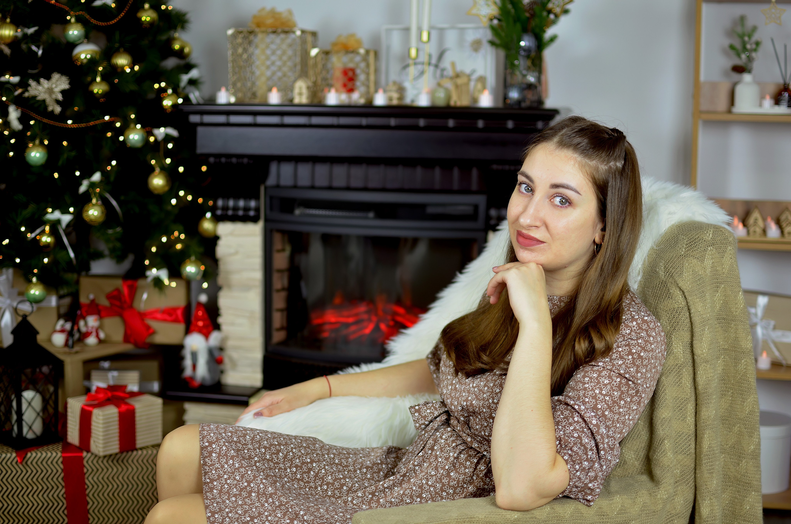 Озорная Новогодняя фотосессия. Семейный и детский фотограф в городе Грязи Олеся Огурцова