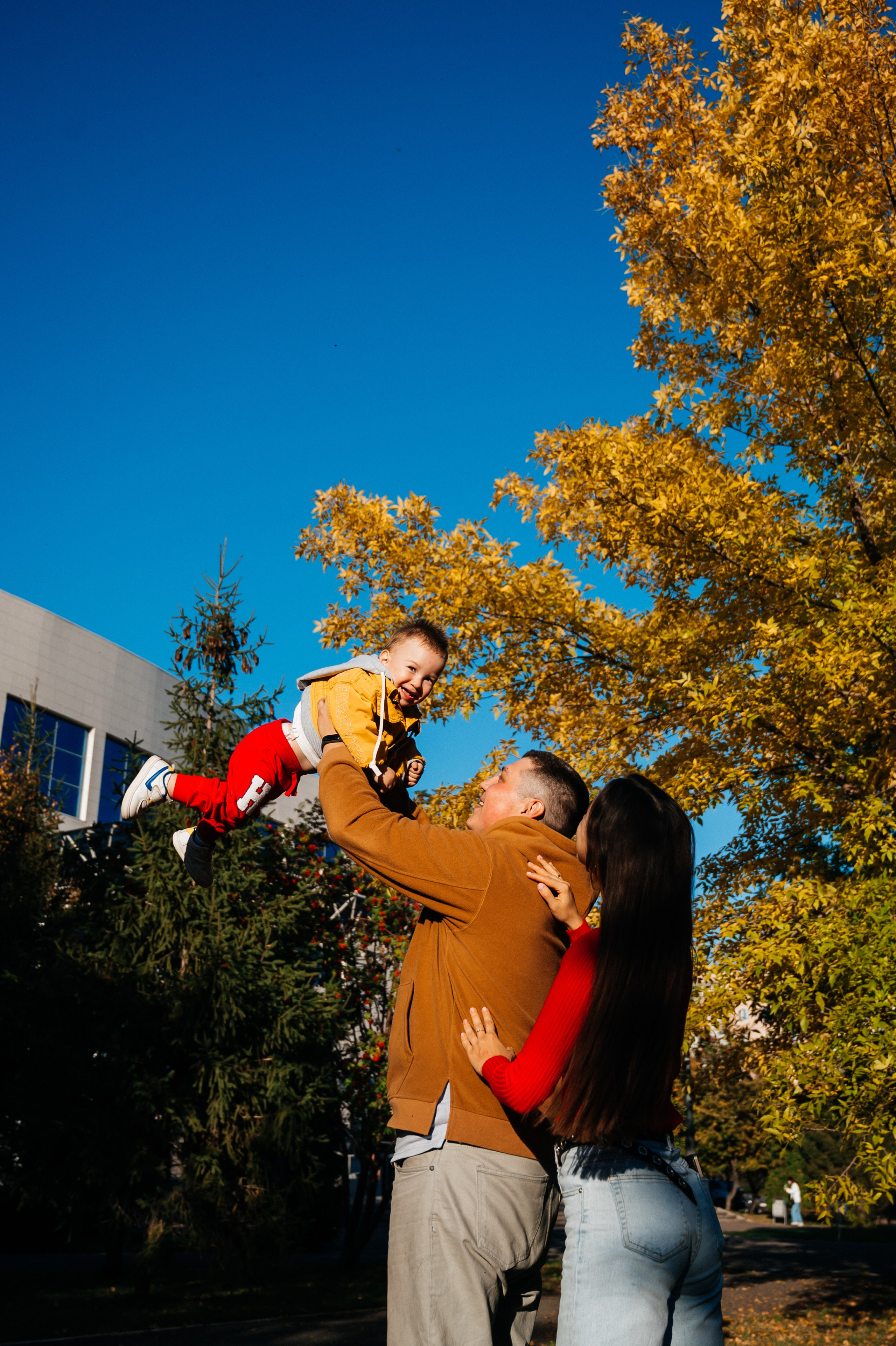 Осенью в парке. Семейный фотограф в Оренбурге Анна Рожкова