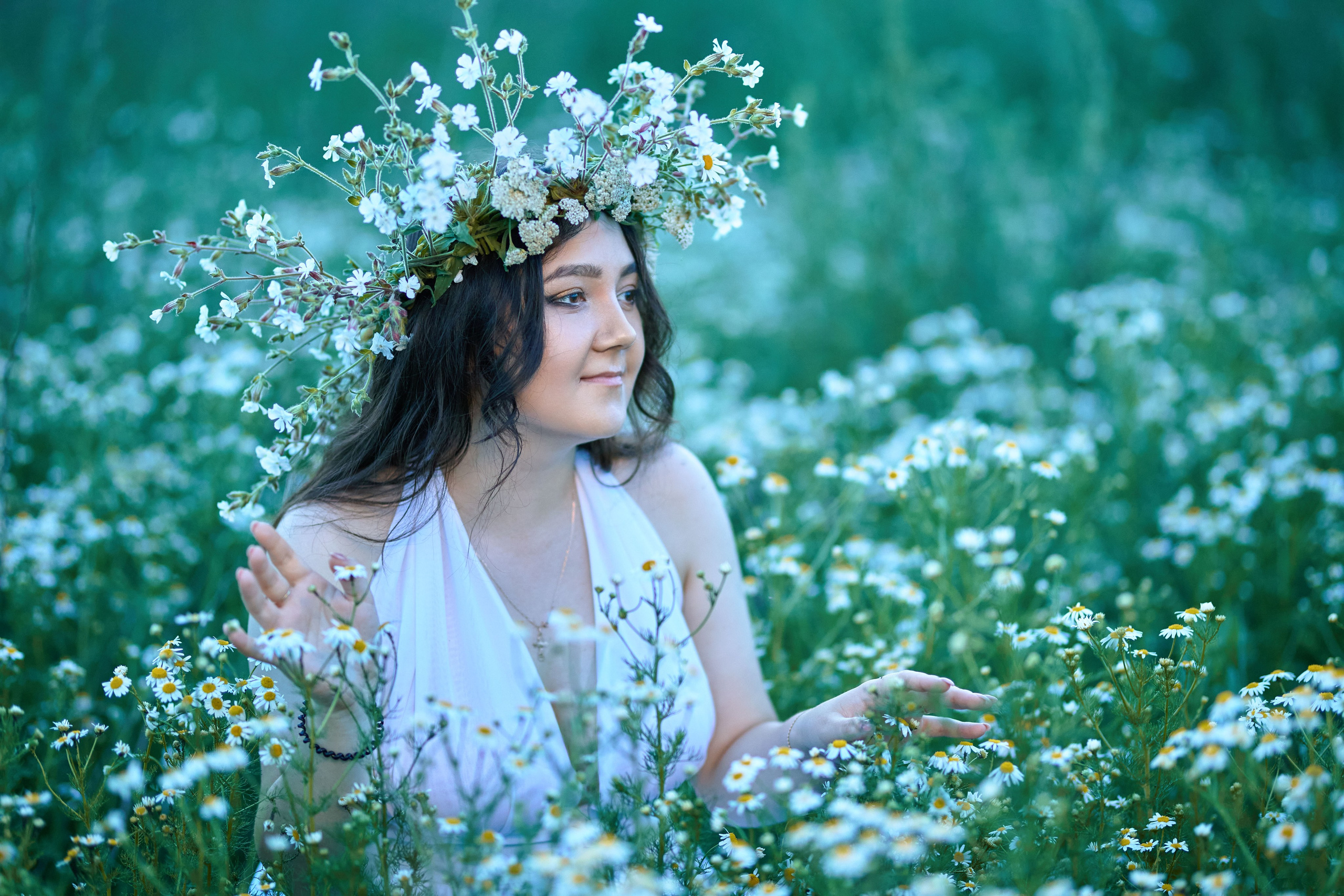 Тематическая фотосессия у старой мельницы, народном костюме царевны, стиле ивана купала. Чувашия, Чебоксары. Владимир Суздалов (ProMaXe) — Портретный фотограф, тематические фотосессии в Чебоксарах