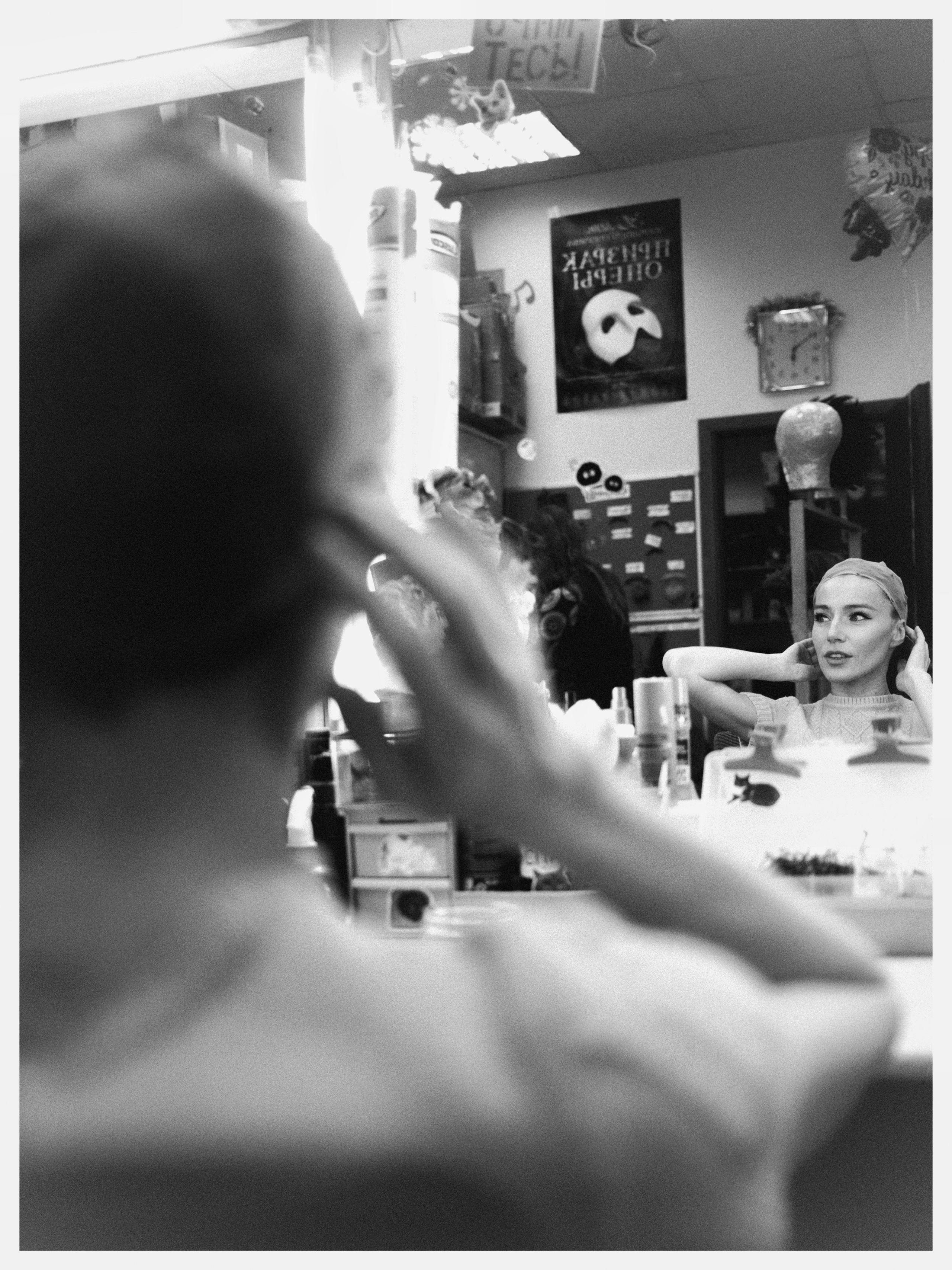Theatre backstages. Portrait and backstage photographer Nina Crane