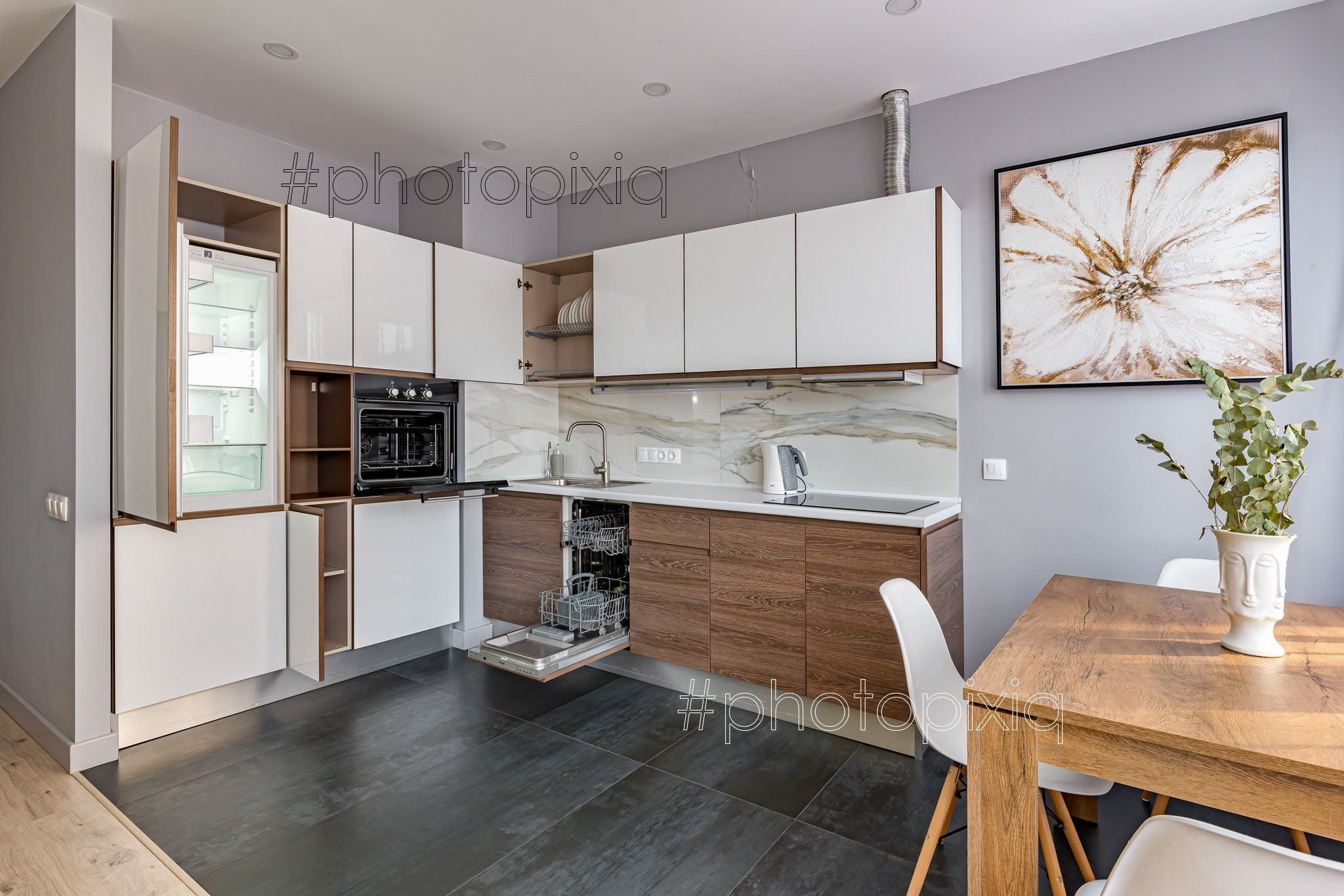 Фотосъёмка квартиры на Новодмитровской для аренды — Интерьерный фотограф Кузнецов Сергей. Хештег в поиске: #photopixiq