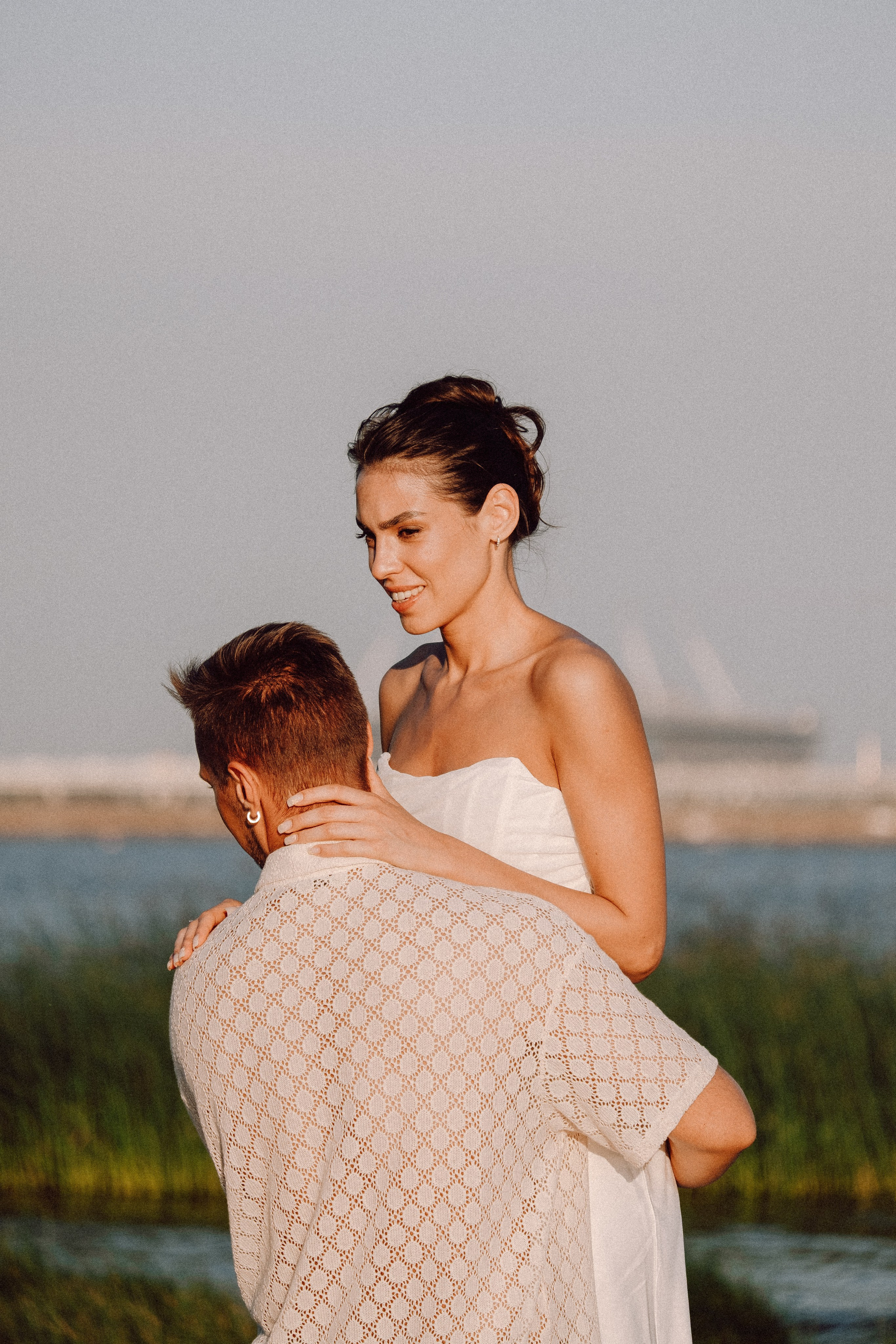 СВАДЕБНАЯ ФОТОСЕССИЯ ВЫЕЗДНОЙ ЦЕРЕМОНИИ (ФИНСКИЙ ЗАЛИВ). Профессиональный фотограф, Санкт-Петербург — Виктория Богомолова