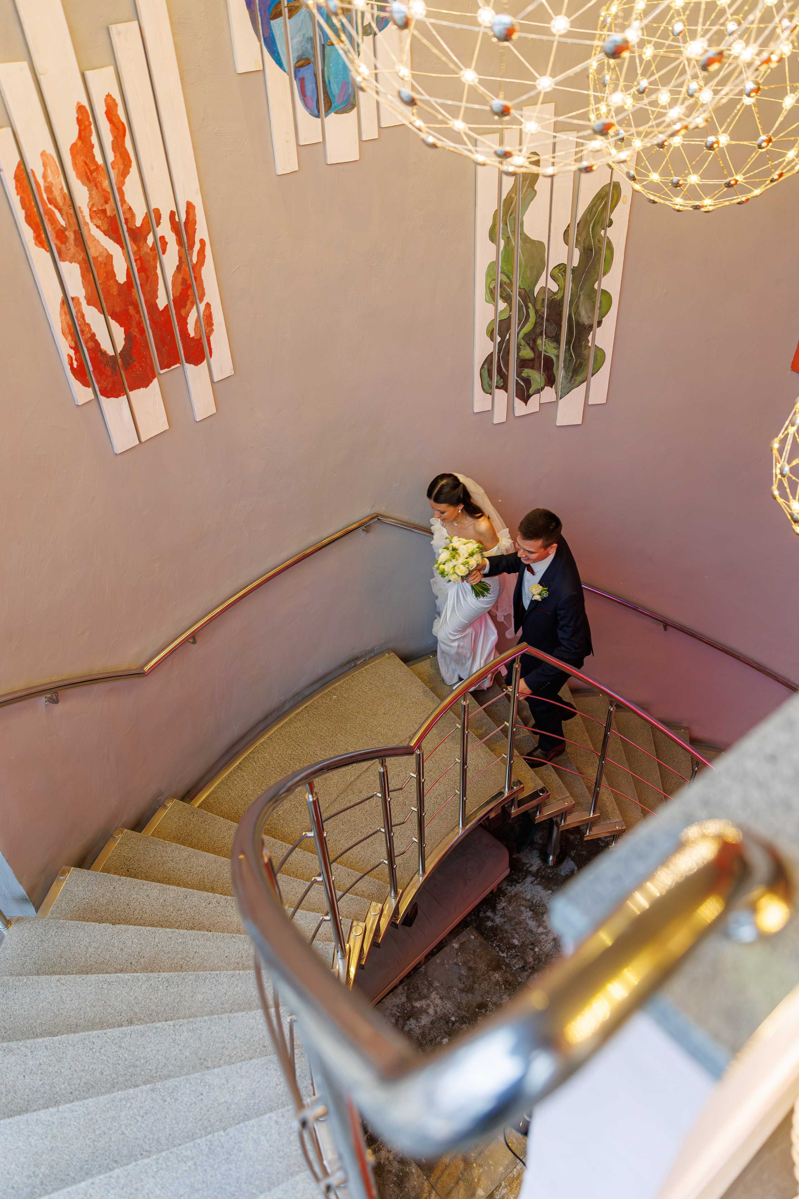 Свадебная фотосессия и сборы в гостинице Националь. Свадебный фотограф Москва и МО Сергей Киржаев