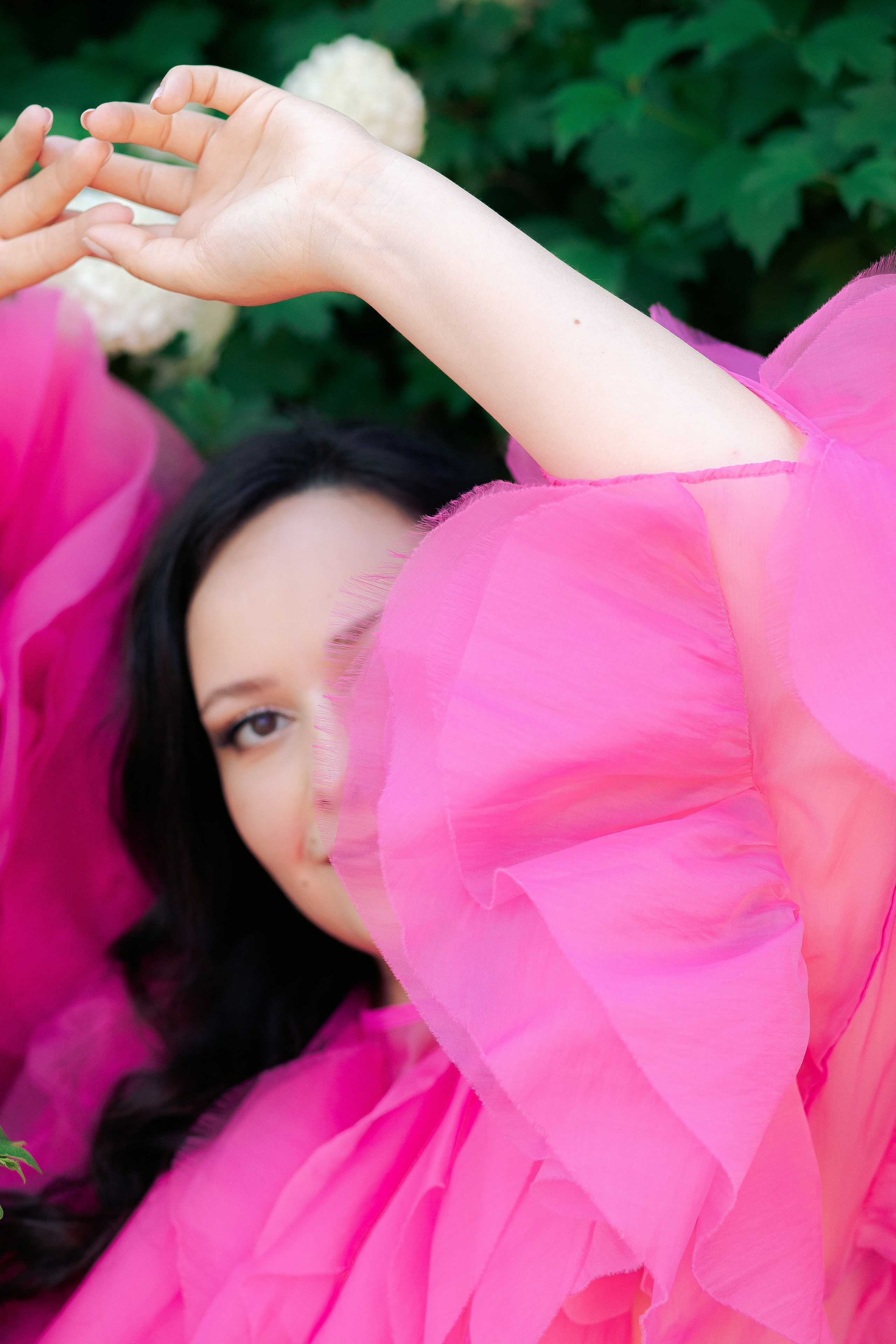 Фотосессия в Польском саду, цветение калины, сирени. Фотограф в Санкт-Петербурге, Анна Скворцова