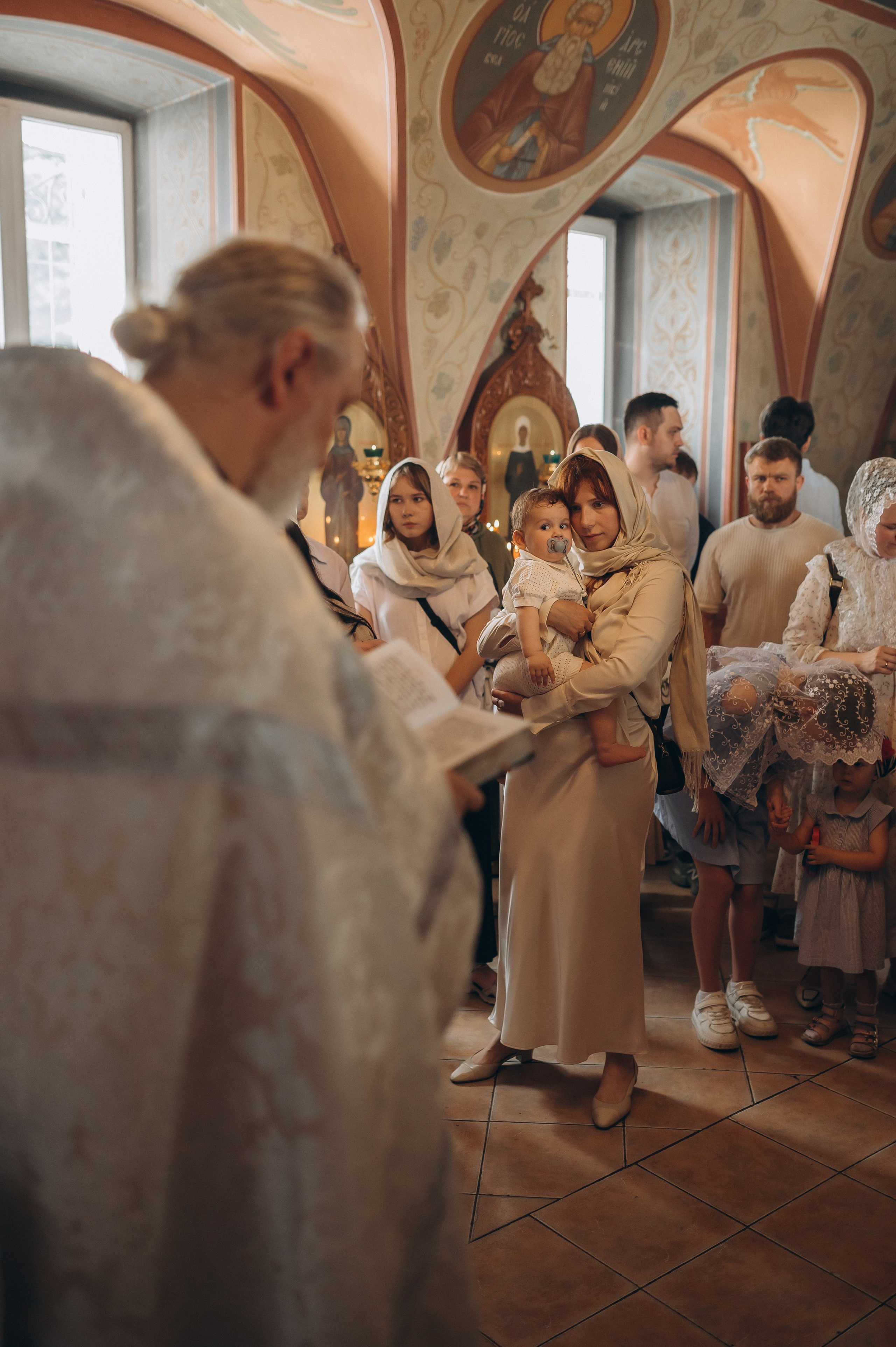 Крещение Савелия. Семейный фотограф Карпова Анна
