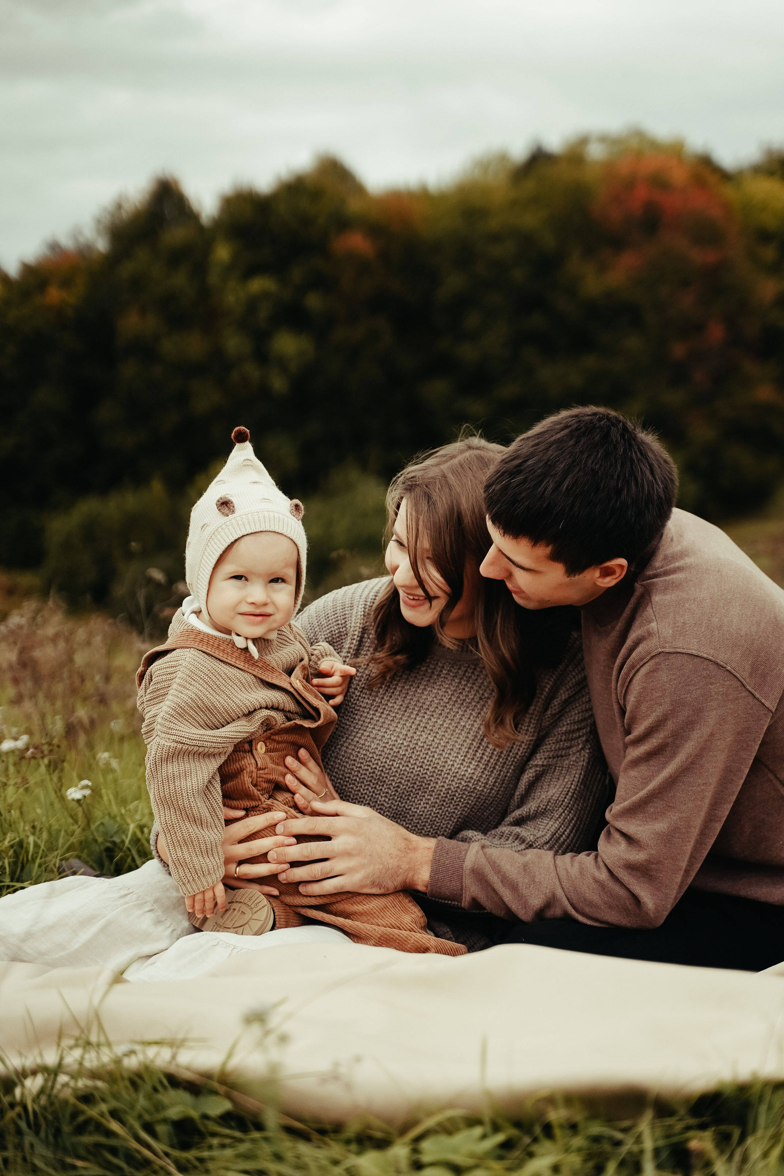 Семейная фотосъемка в поле. Бирск