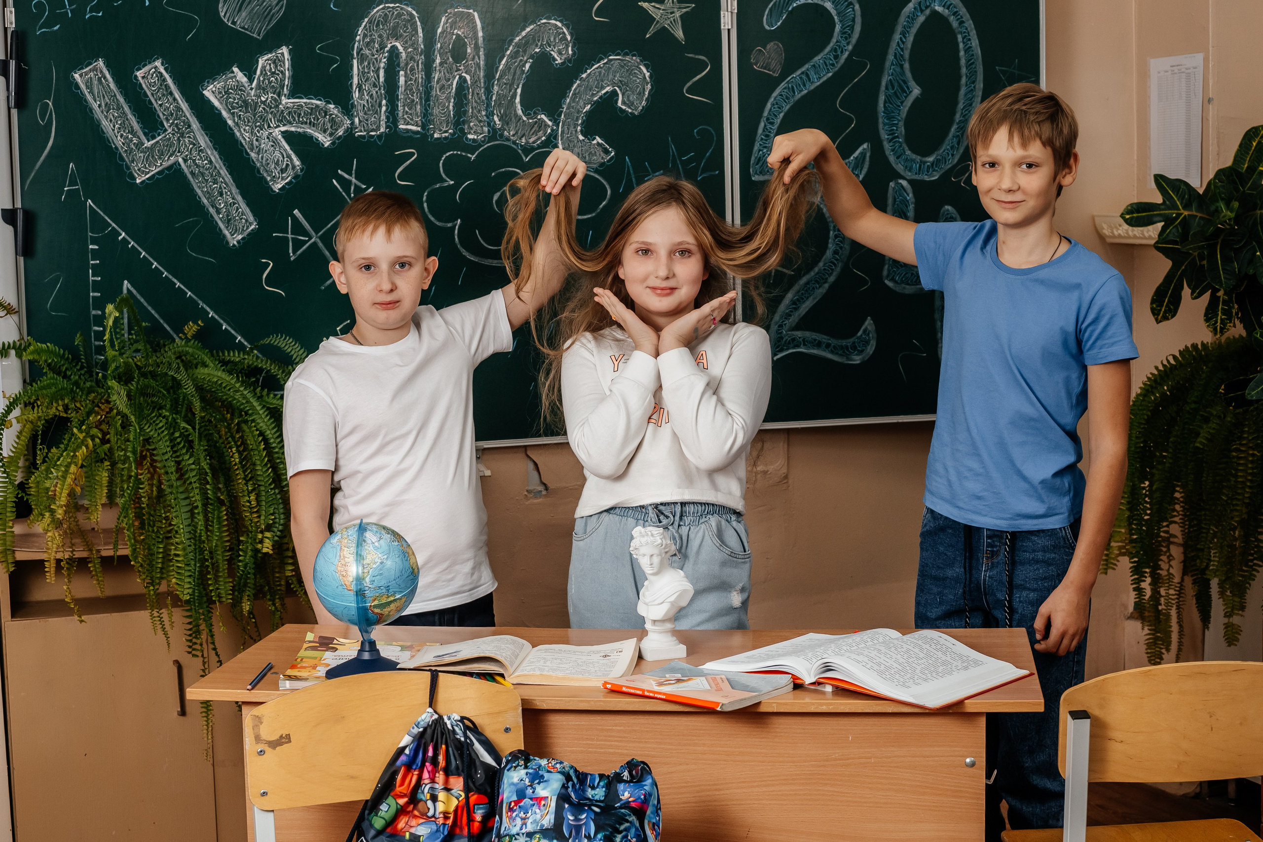 4 кл сьемка в Школе. Ольга Плаксина фотограф в Саратове