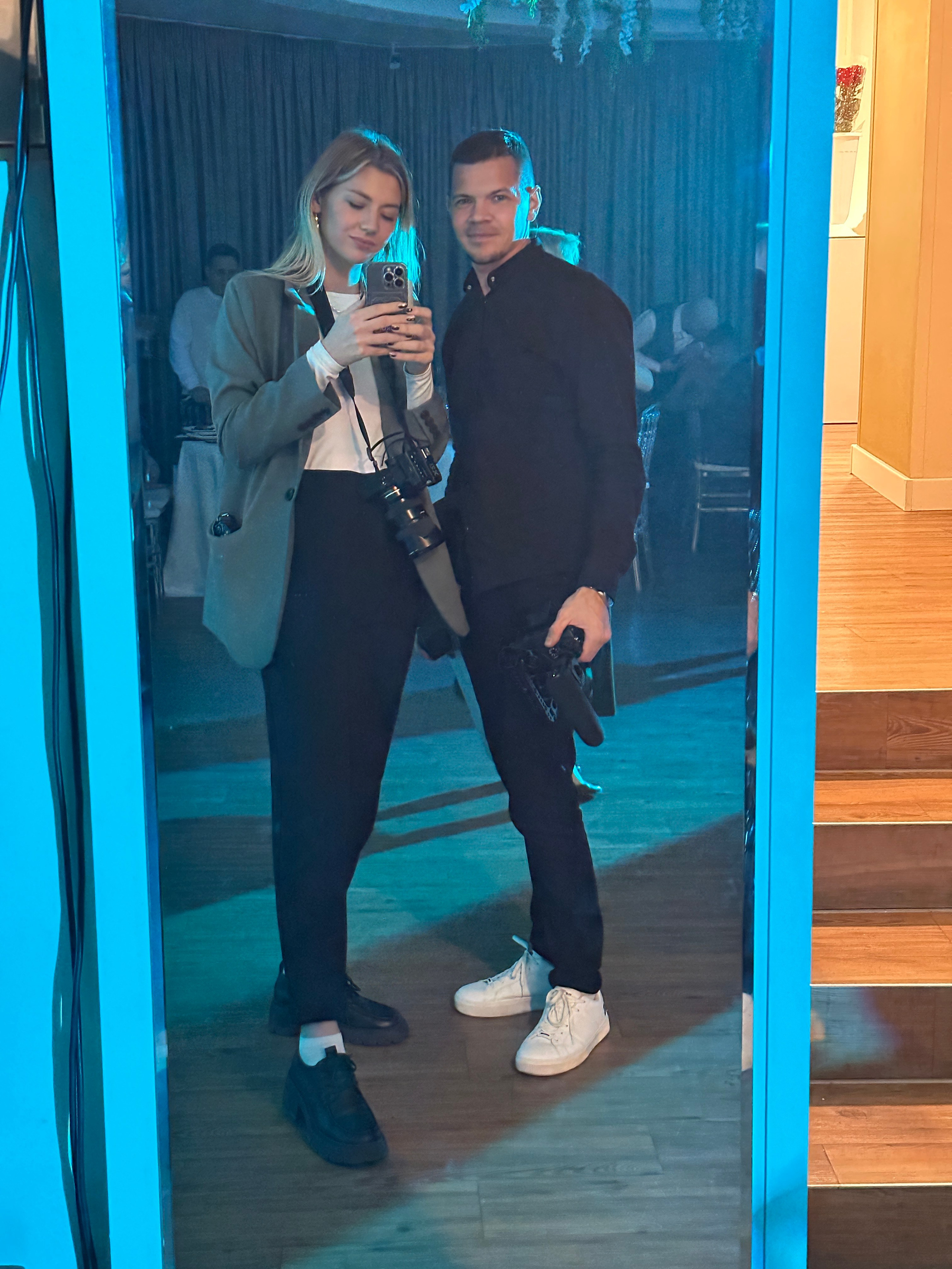 Backstage со съемок. Главная