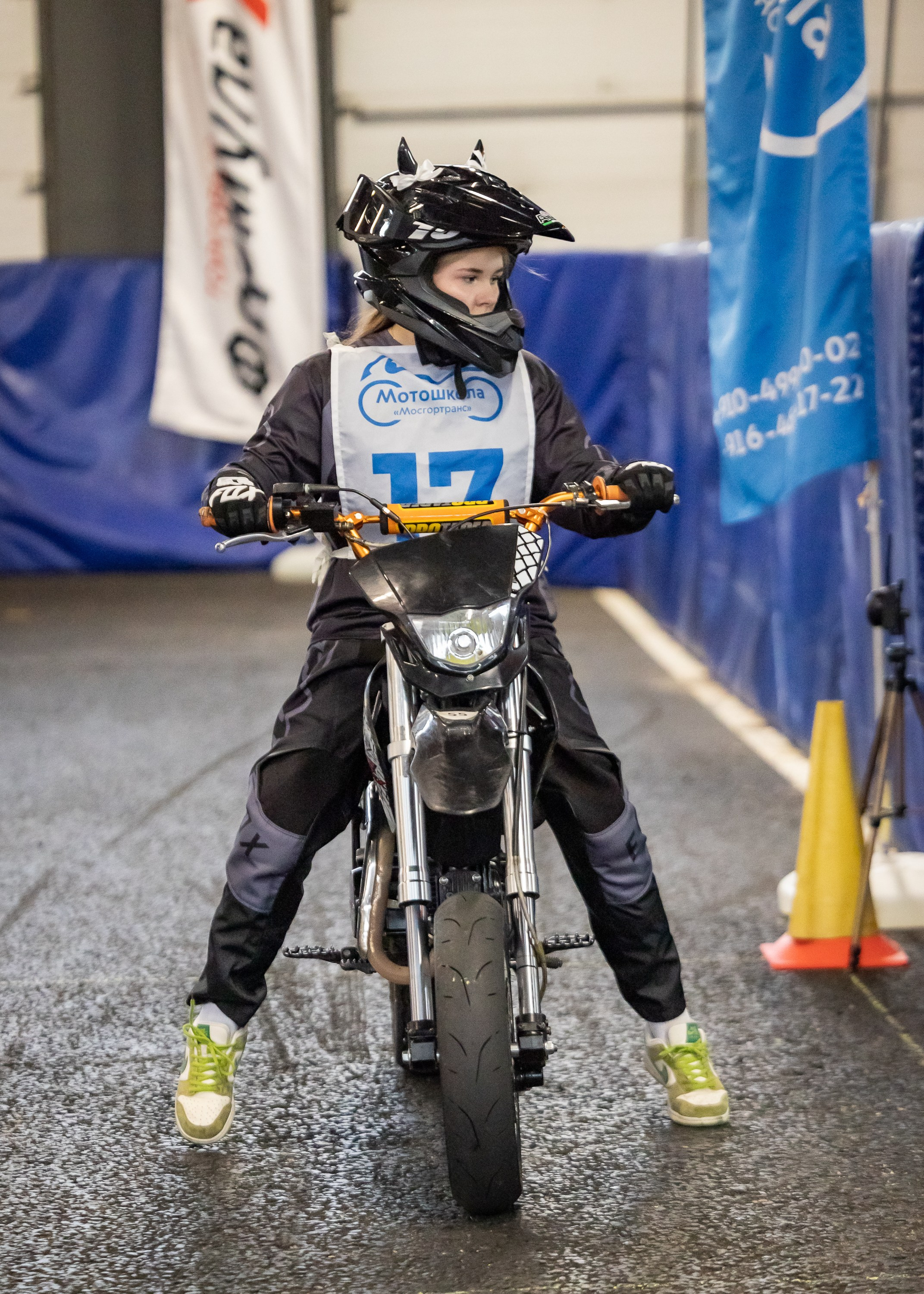 Соревнования в Мотошколе «Мосгортранс». Фотограф Владимир Охрименко