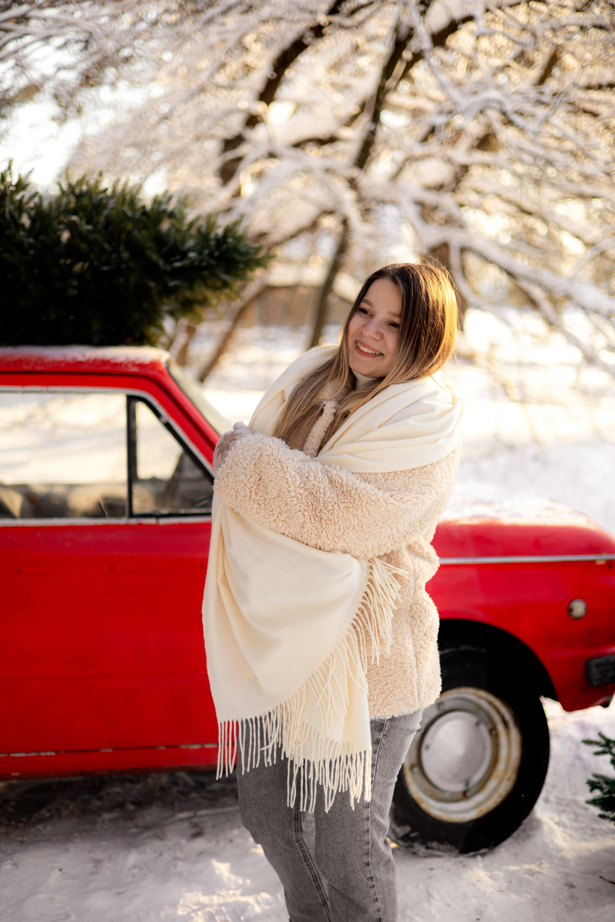 Фотодень «Авто в зимнем лесу». Детский и семейный фотограф Алёна Агеева