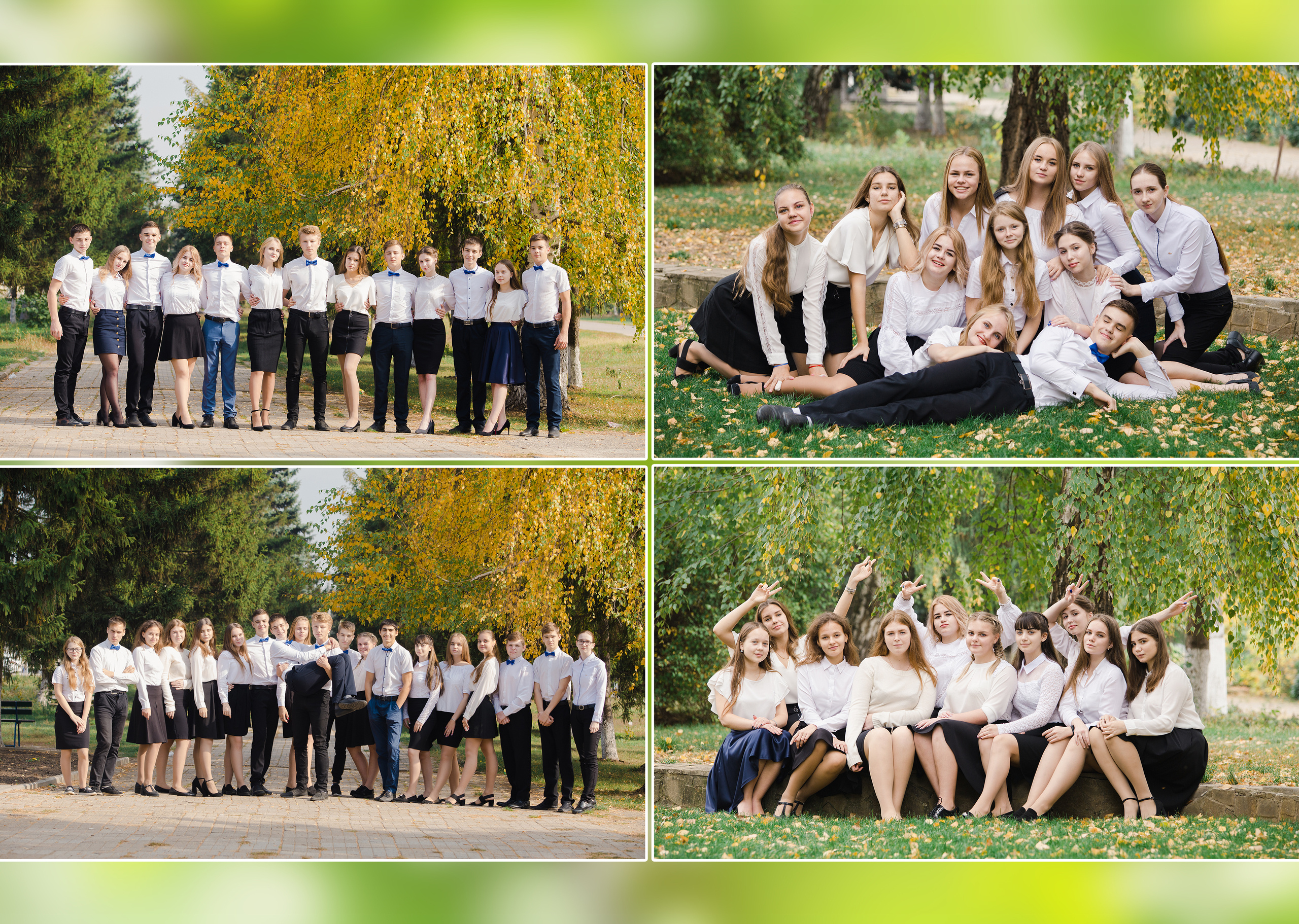 Фотокнига 15 разворотов (30 страниц). Выпускные альбомы Edi ART