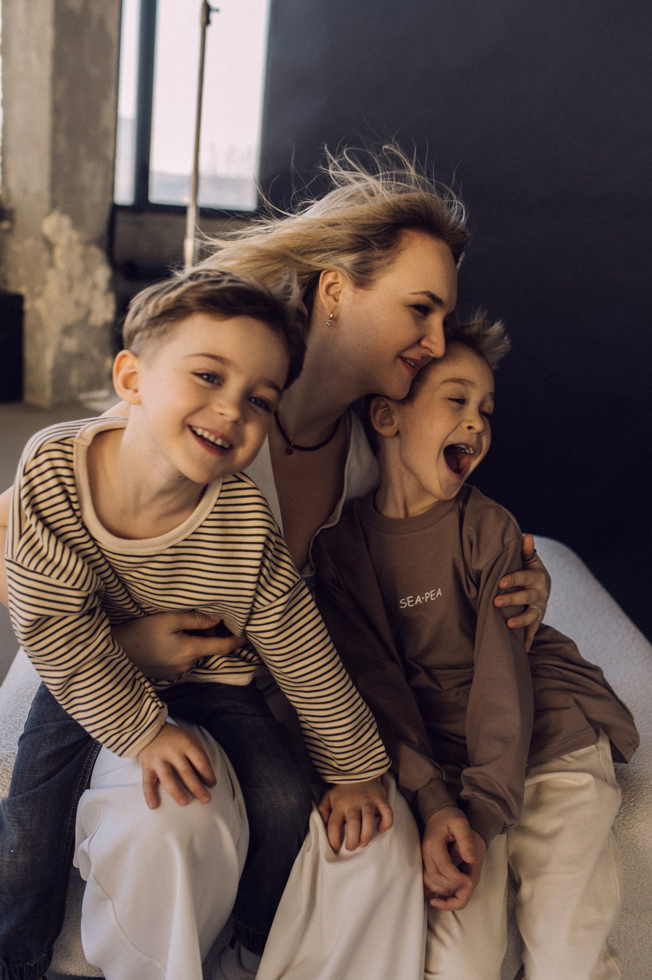 Ира, Дима, Демид и Мирон. Фотограф Мария Стрелкова