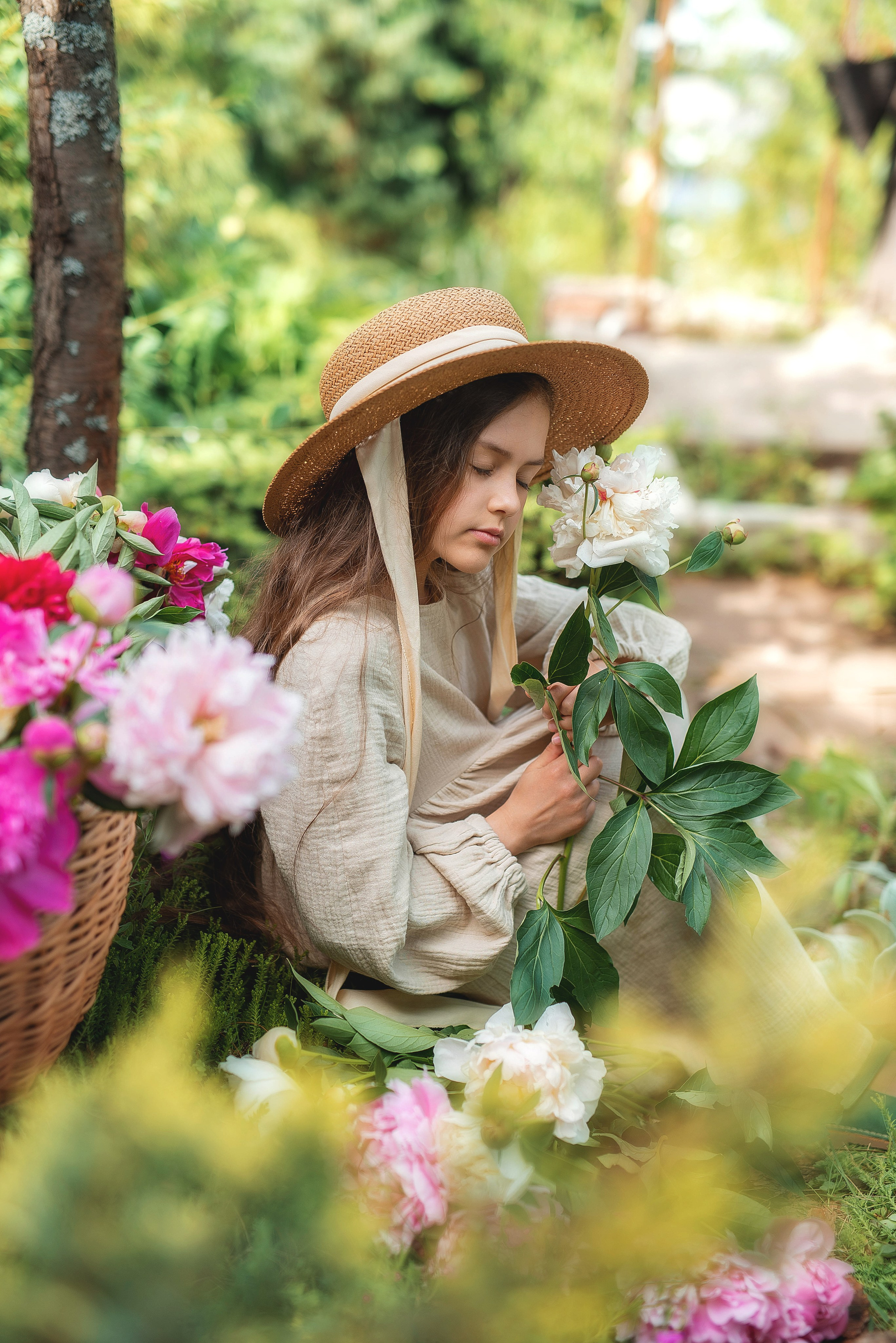 Фотосессия в пионах. Семейный, детский фотограф в Воронеже Анна Никитина