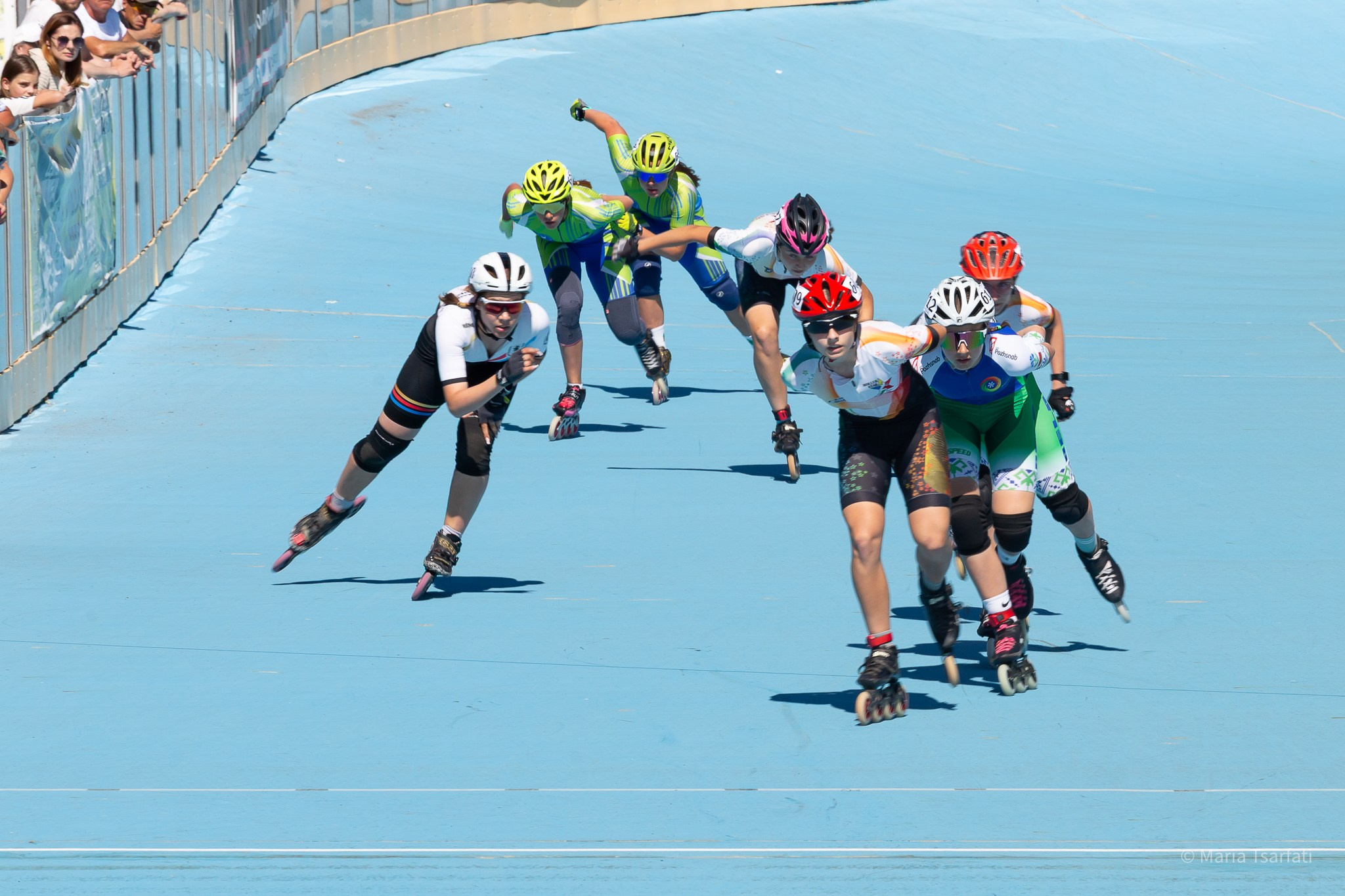 Международные соревнования по спидскейтингу. Солигорск, Беларусь. 2025. Спортивная съемка Мария Царфати