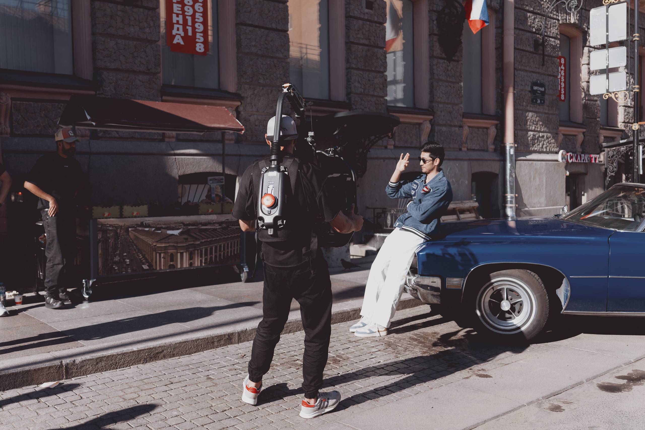 Съемки клипа. Портретный фотограф в Санкт-Петербурге Филатов Максим