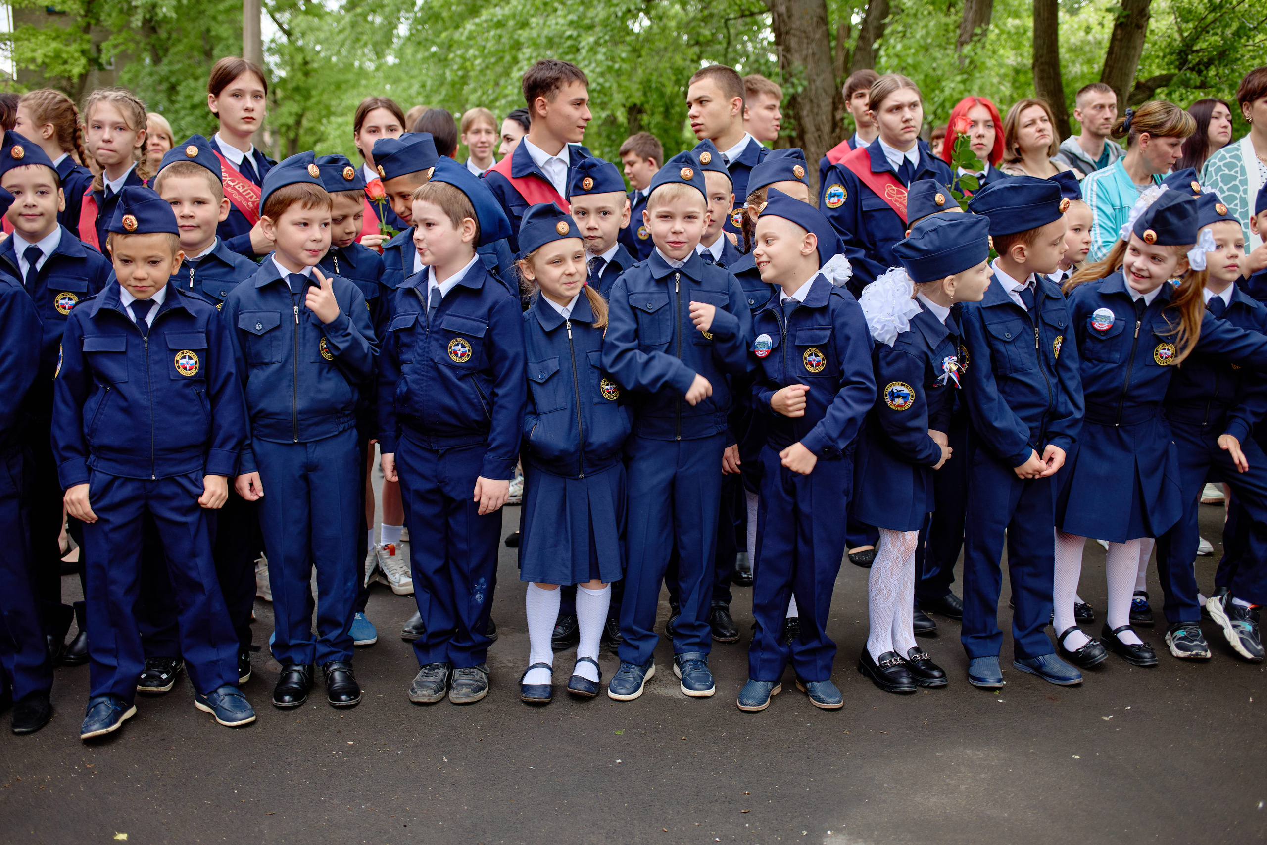 Сьемка линейки на 1 сентября таганрог 6 школа. Фотограф Выпускные альбомы Таганрог Сергей Коробченко