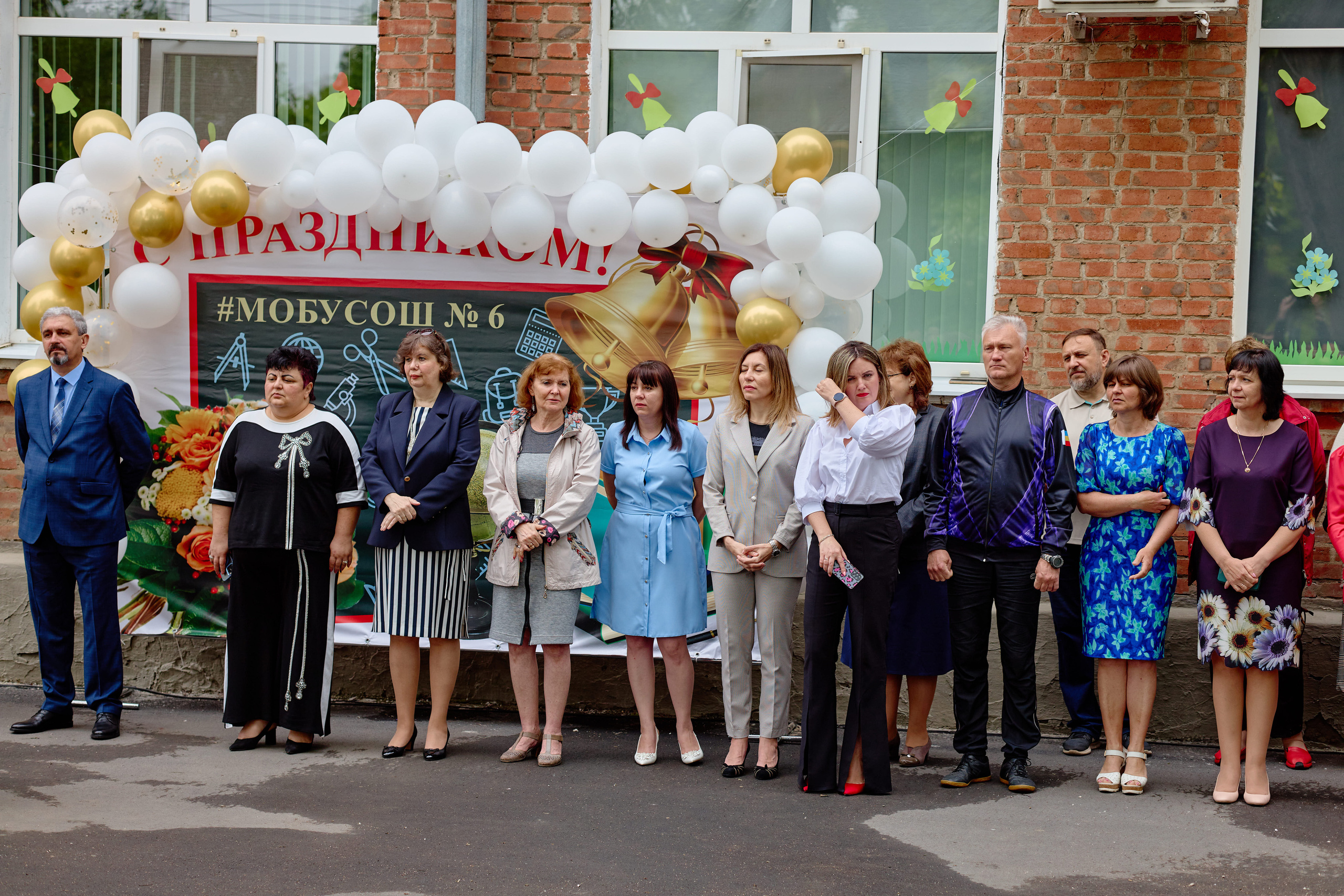 Сьемка линейки на 1 сентября таганрог 6 школа. Фотограф Выпускные альбомы Таганрог Сергей Коробченко