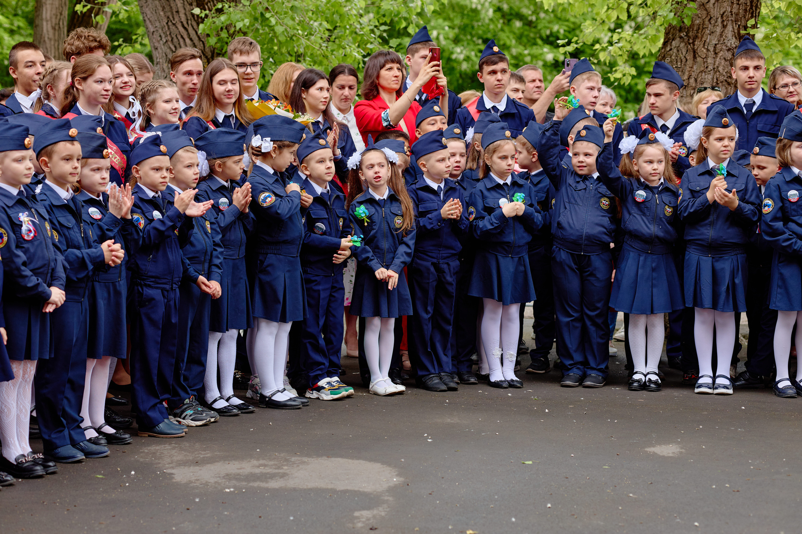 Сьемка линейки на 1 сентября таганрог 6 школа. Фотограф Выпускные альбомы Таганрог Сергей Коробченко