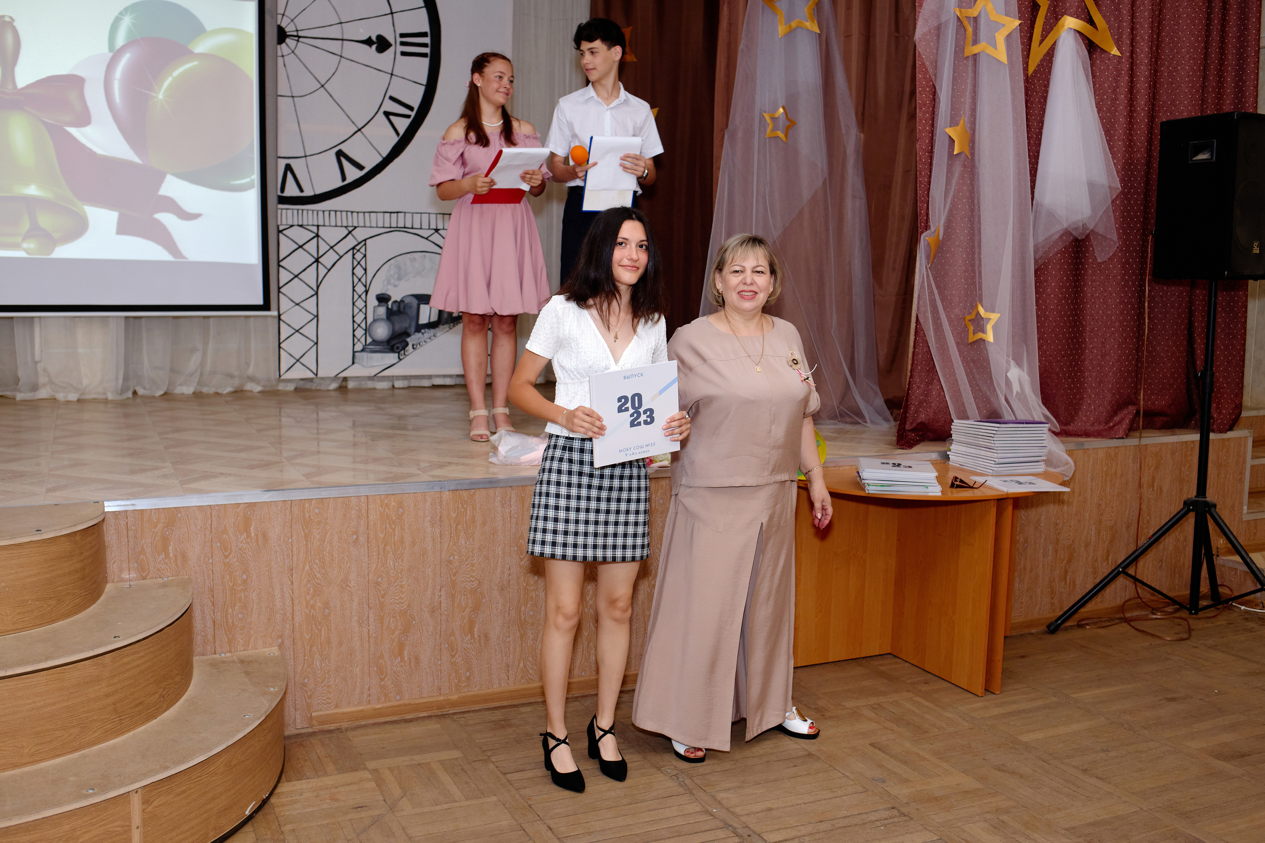 Сьемка Вручение аттестатов 35 школа