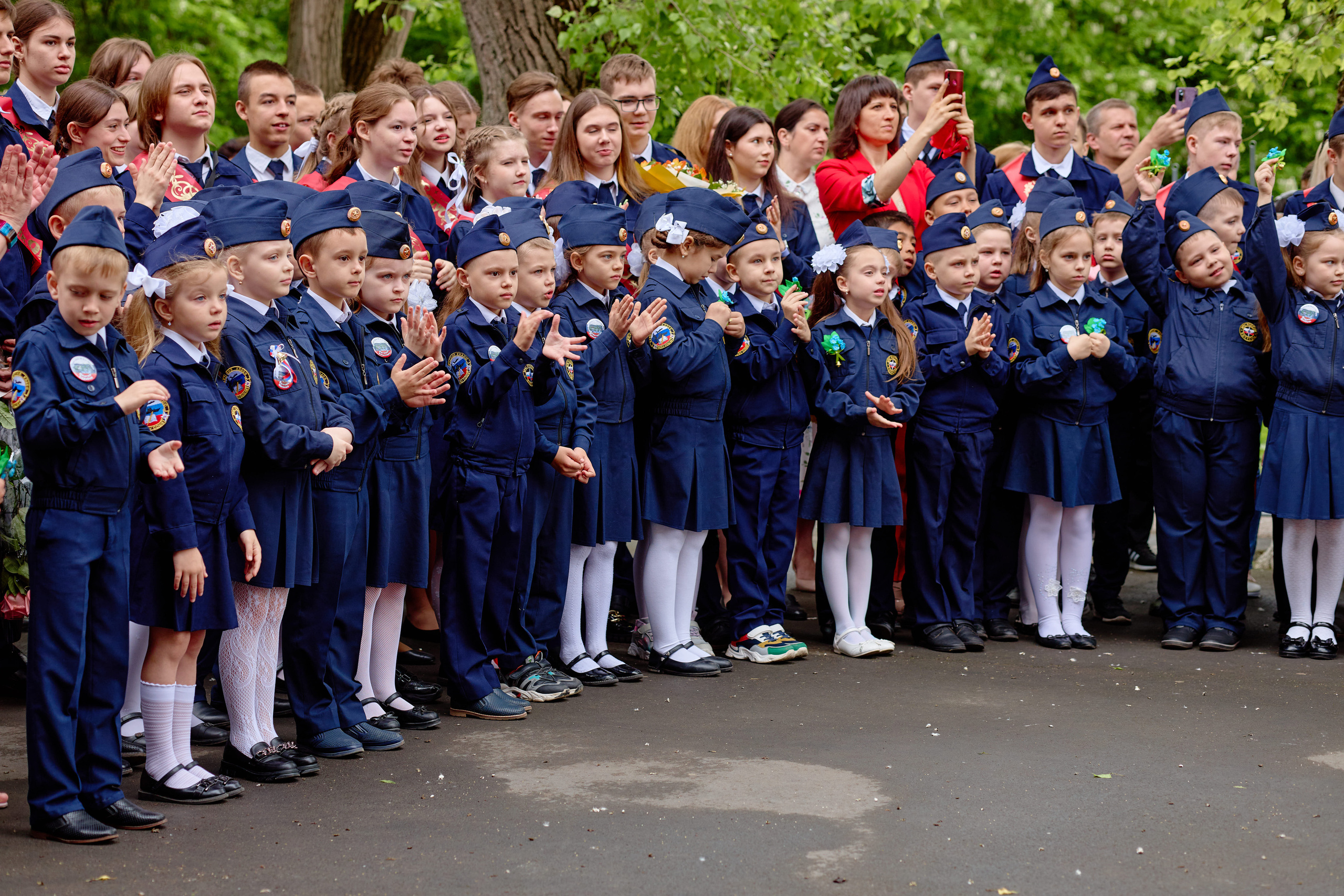 Сьемка линейки на 1 сентября таганрог 6 школа. Фотограф Выпускные альбомы Таганрог Сергей Коробченко