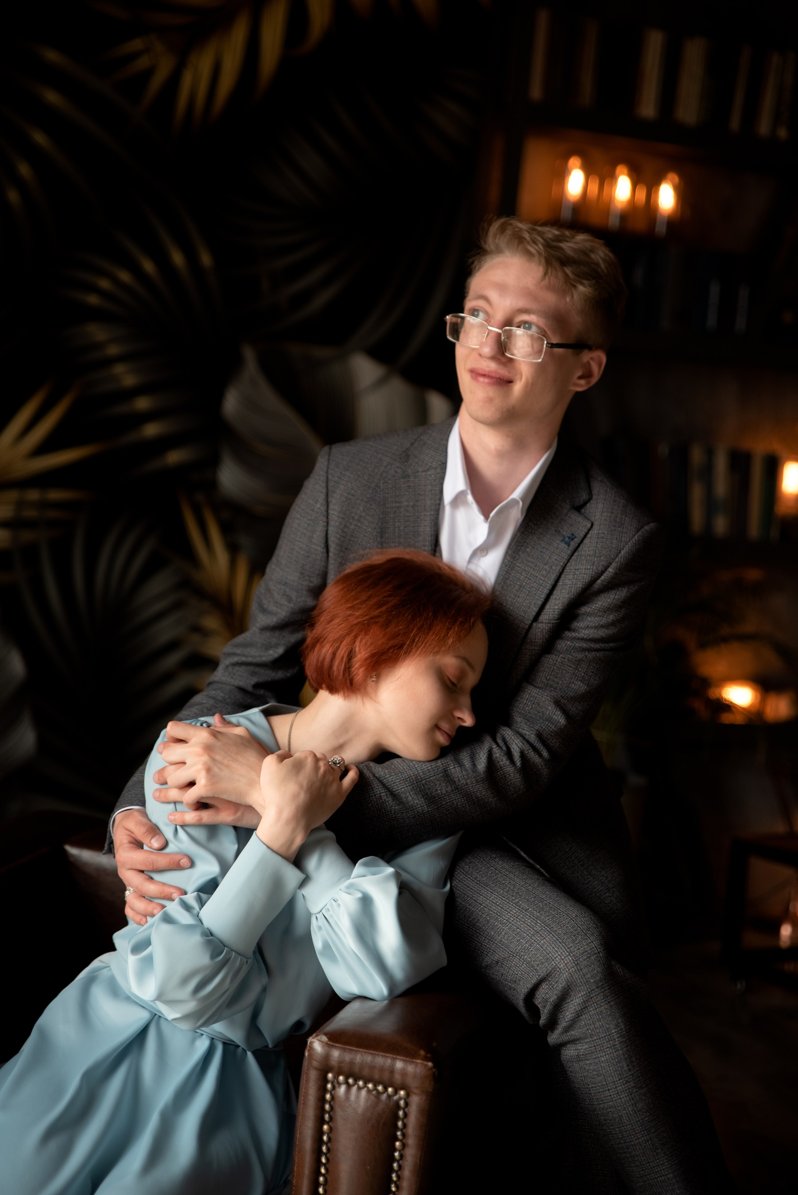 Дмитрий и Марина. LOVESTORY в студии. Семейный и детский фотограф в Туле Светлана Воронкова